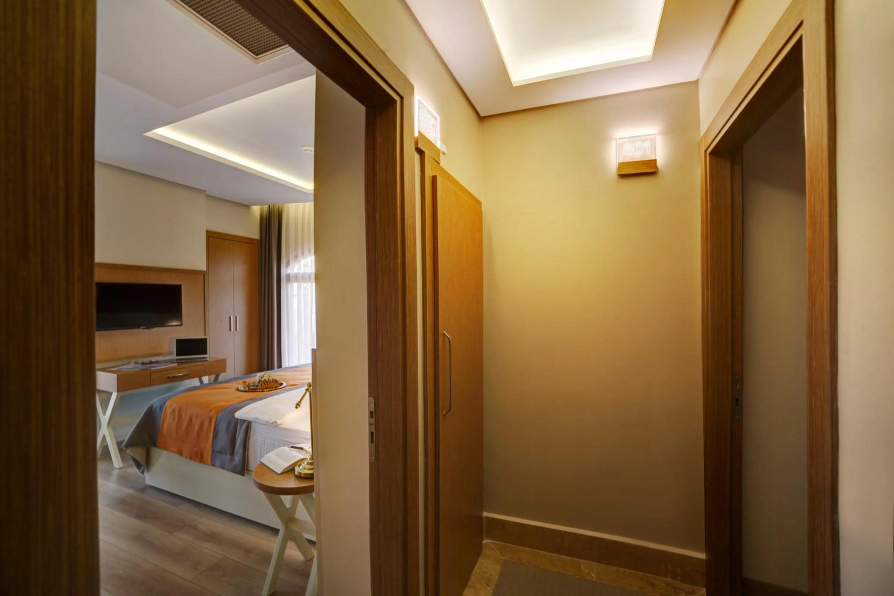 Bed in The Fox Hotel