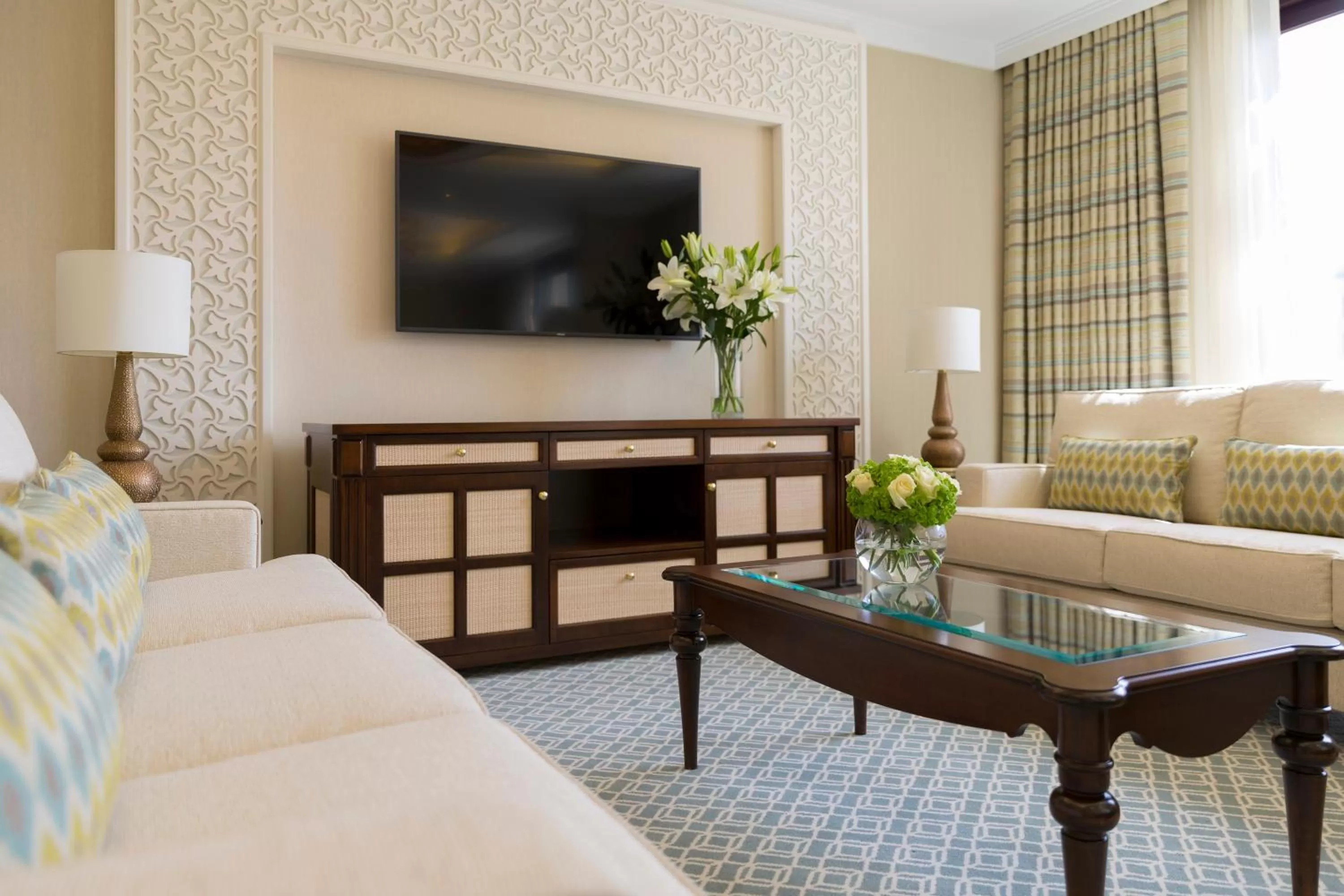 Living room, Bed in Al Najada Doha Hotel by Tivoli