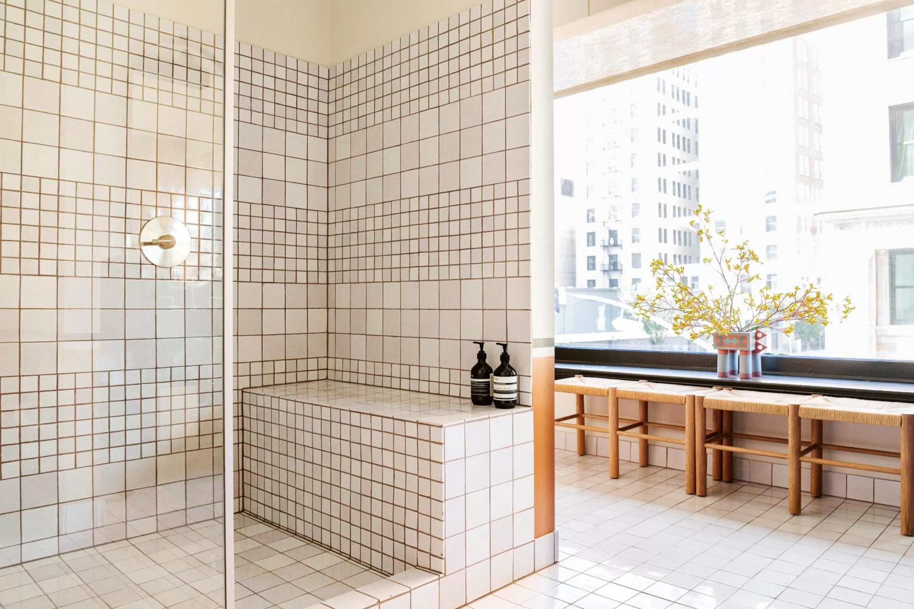 Bathroom in Downtown Los Angeles Proper Hotel, a Member of Design Hotels