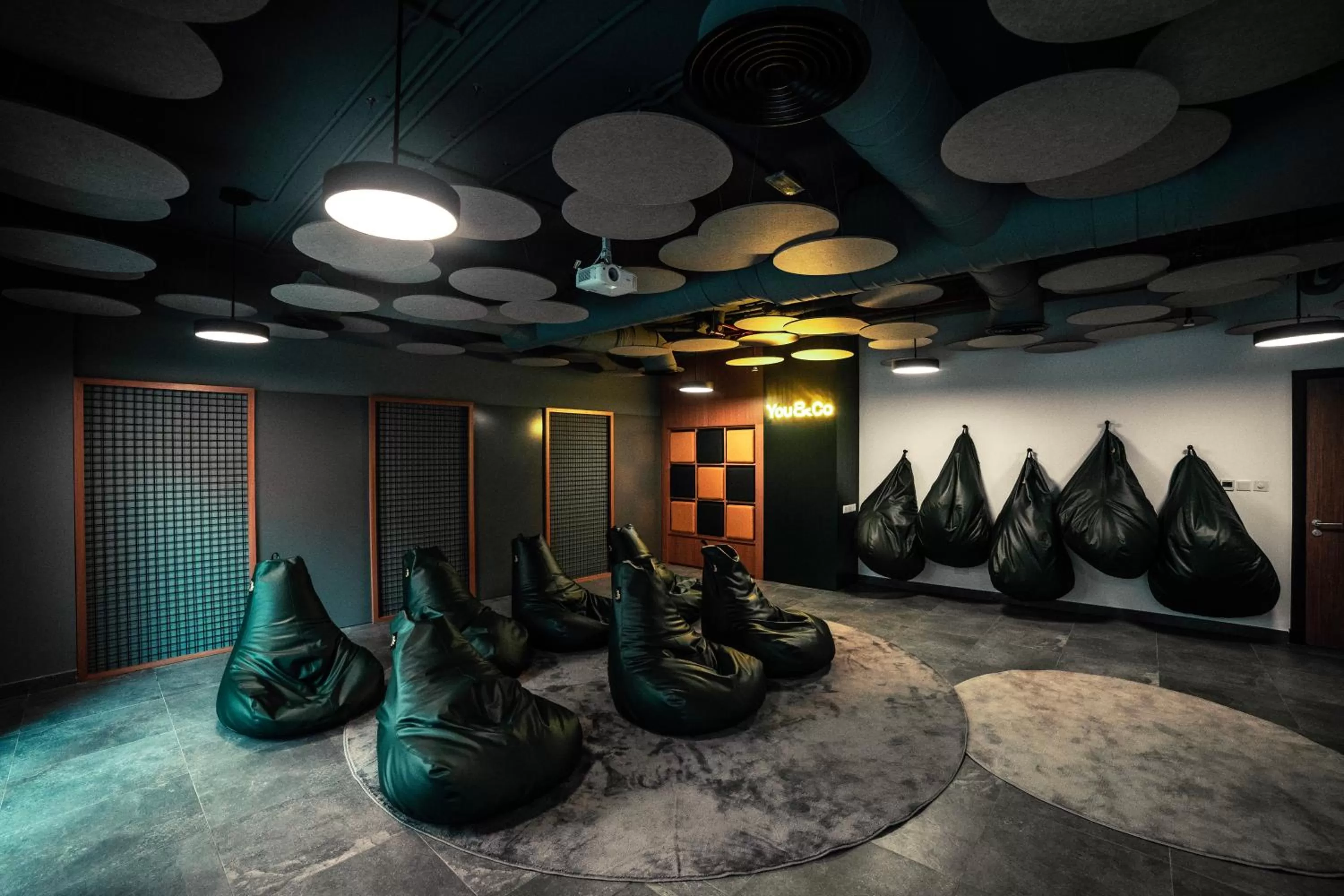 Evening entertainment in YouCo coliving Dubai