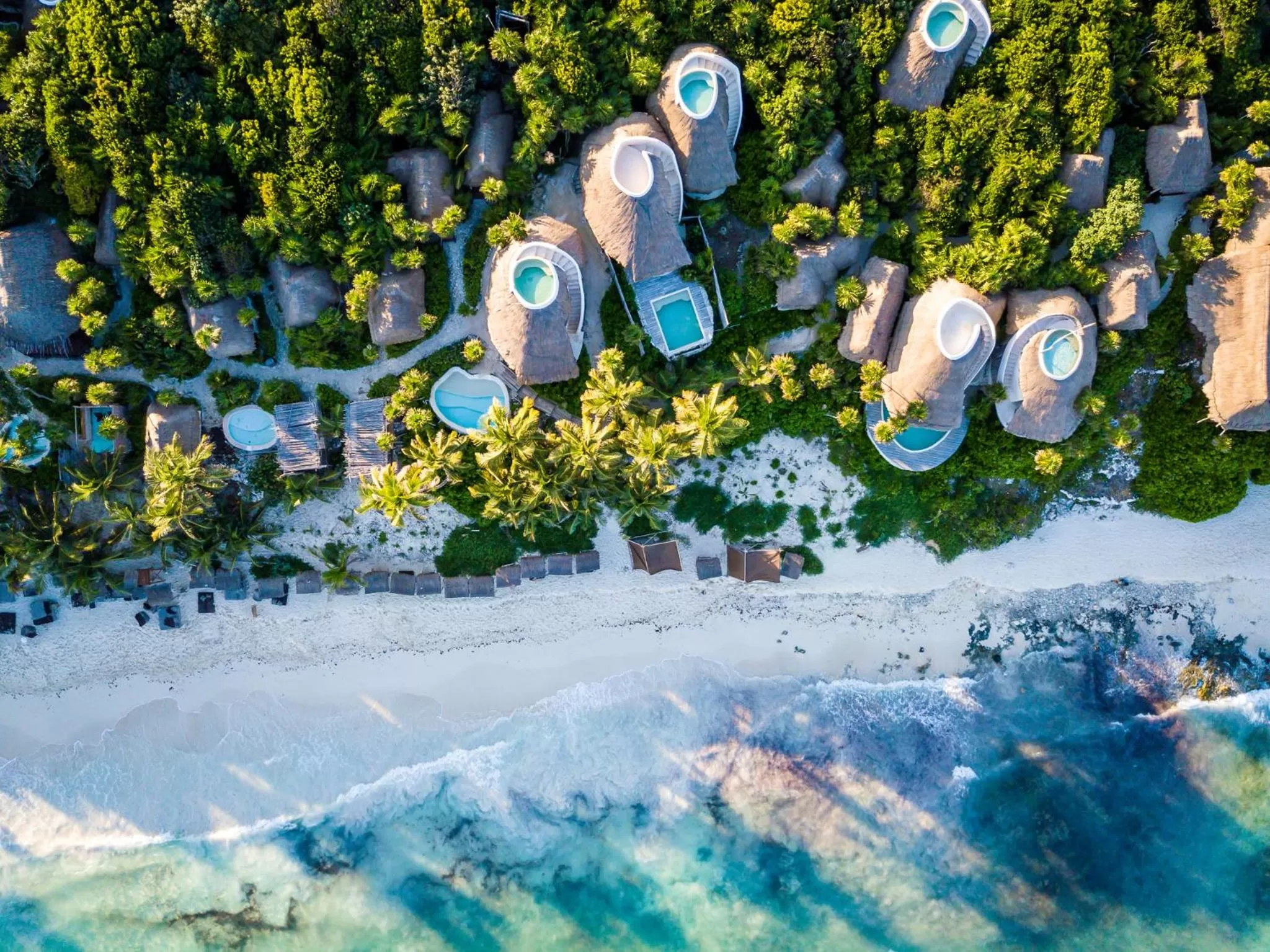 Bird's eye view in Papaya Playa Project, Tulum, a Member of Design Hotels