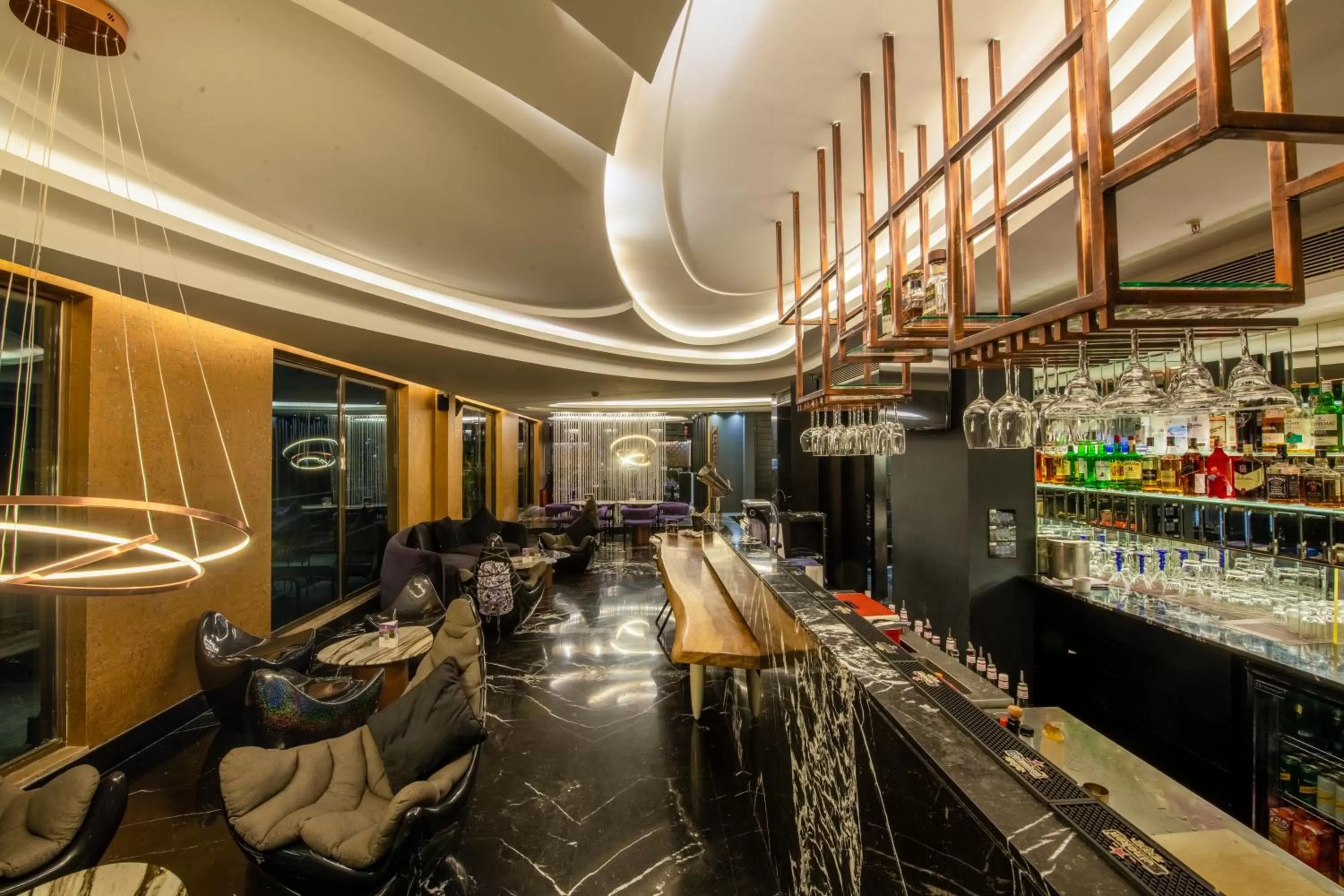 Lounge or bar in O Hotel Pune