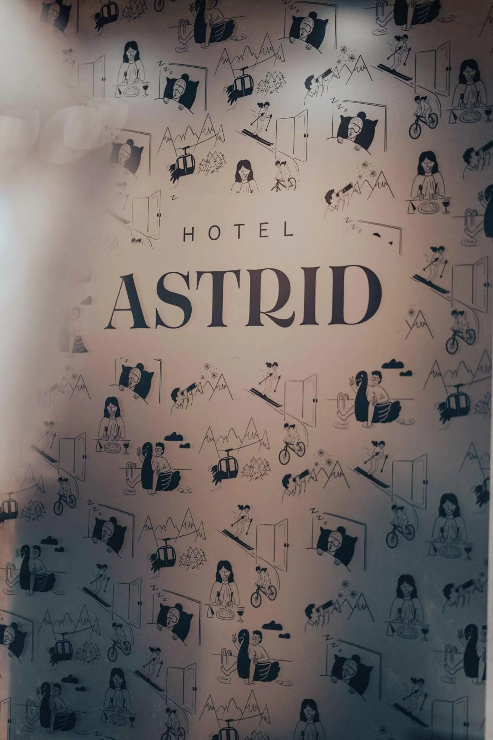 Logo/Certificate/Sign in Hotel Astrid - Ski In - Ski Out