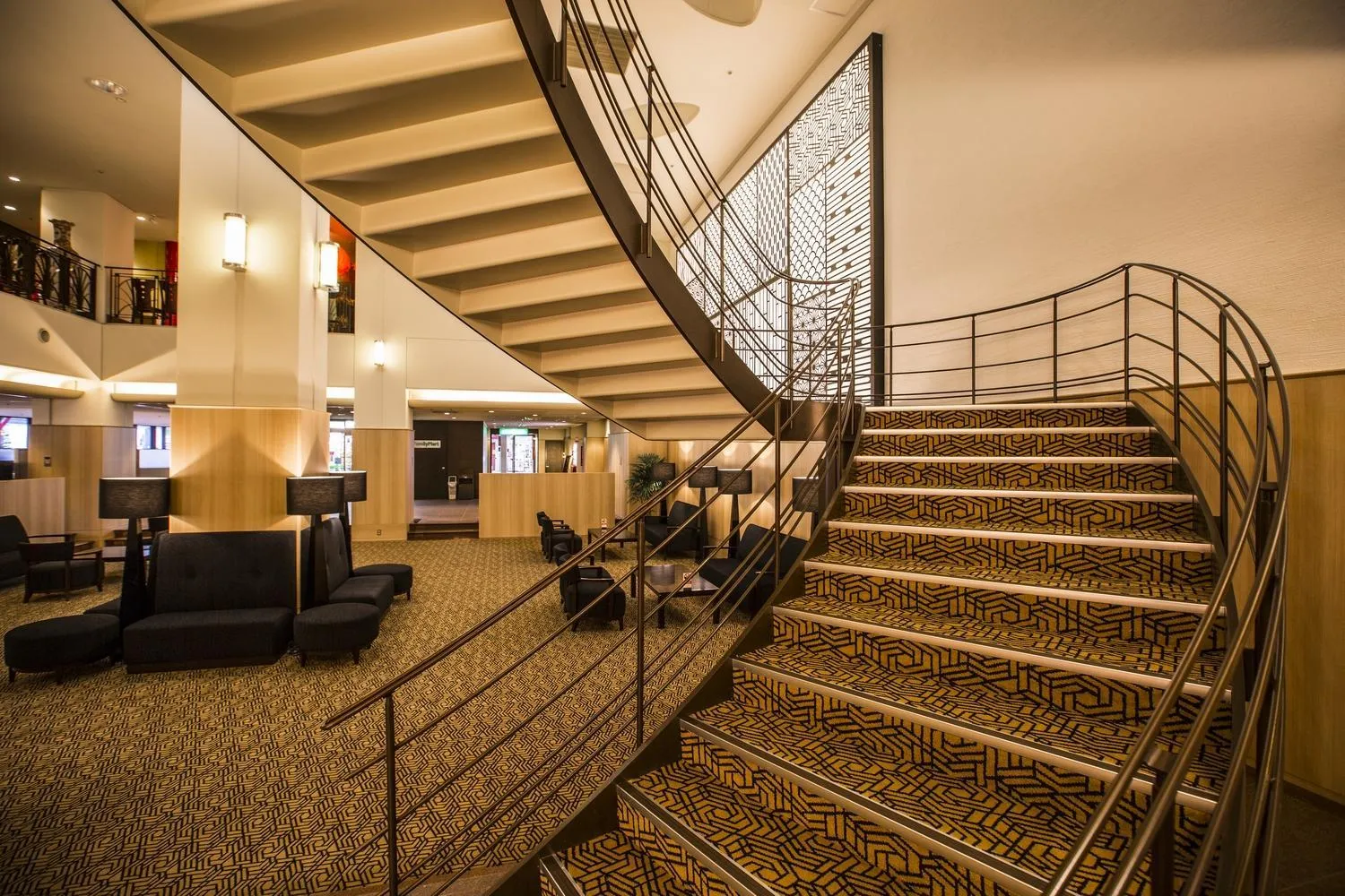 Lobby or reception in Hotel Abest Sapporo