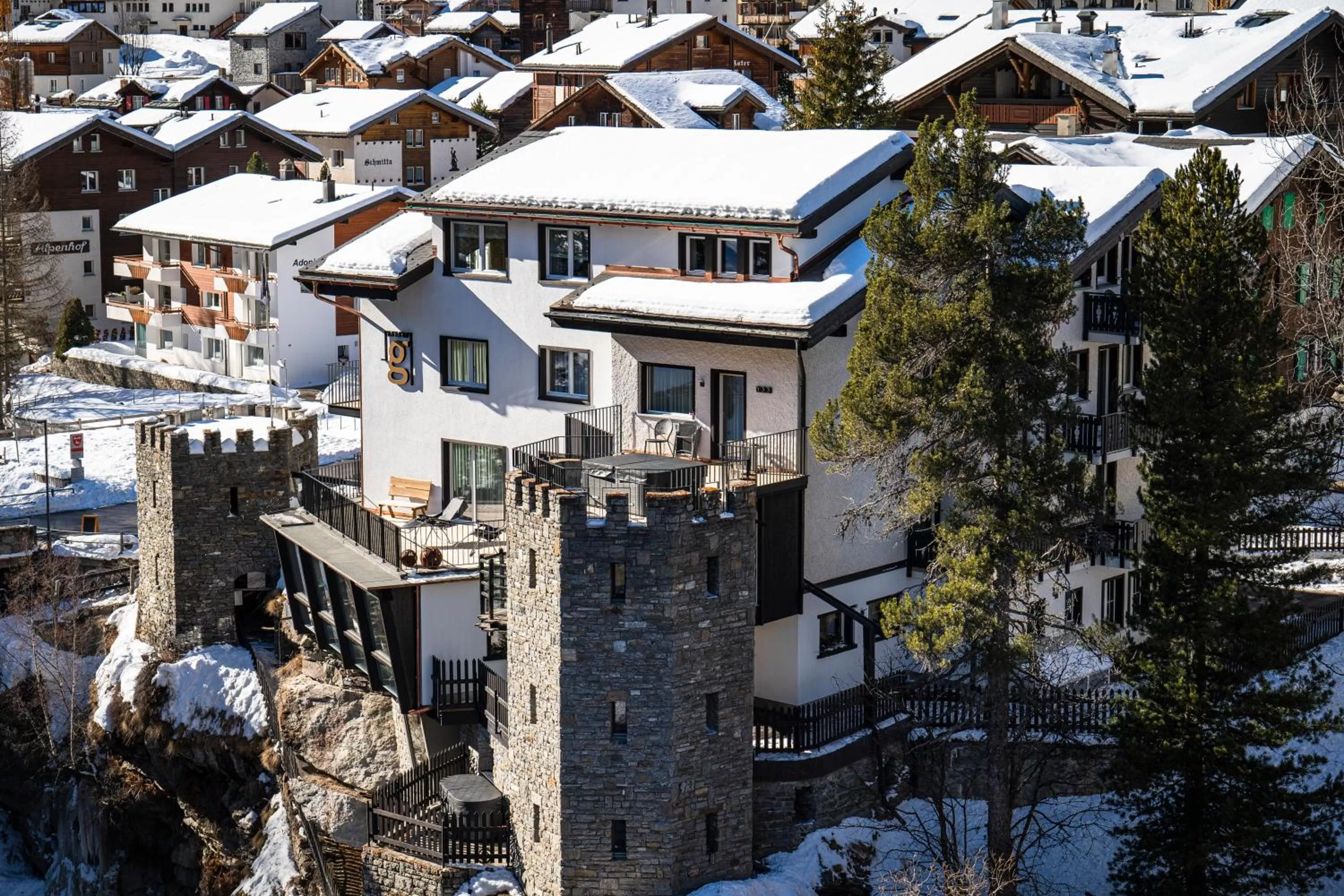 Property building in Boutique Hotel La Gorge