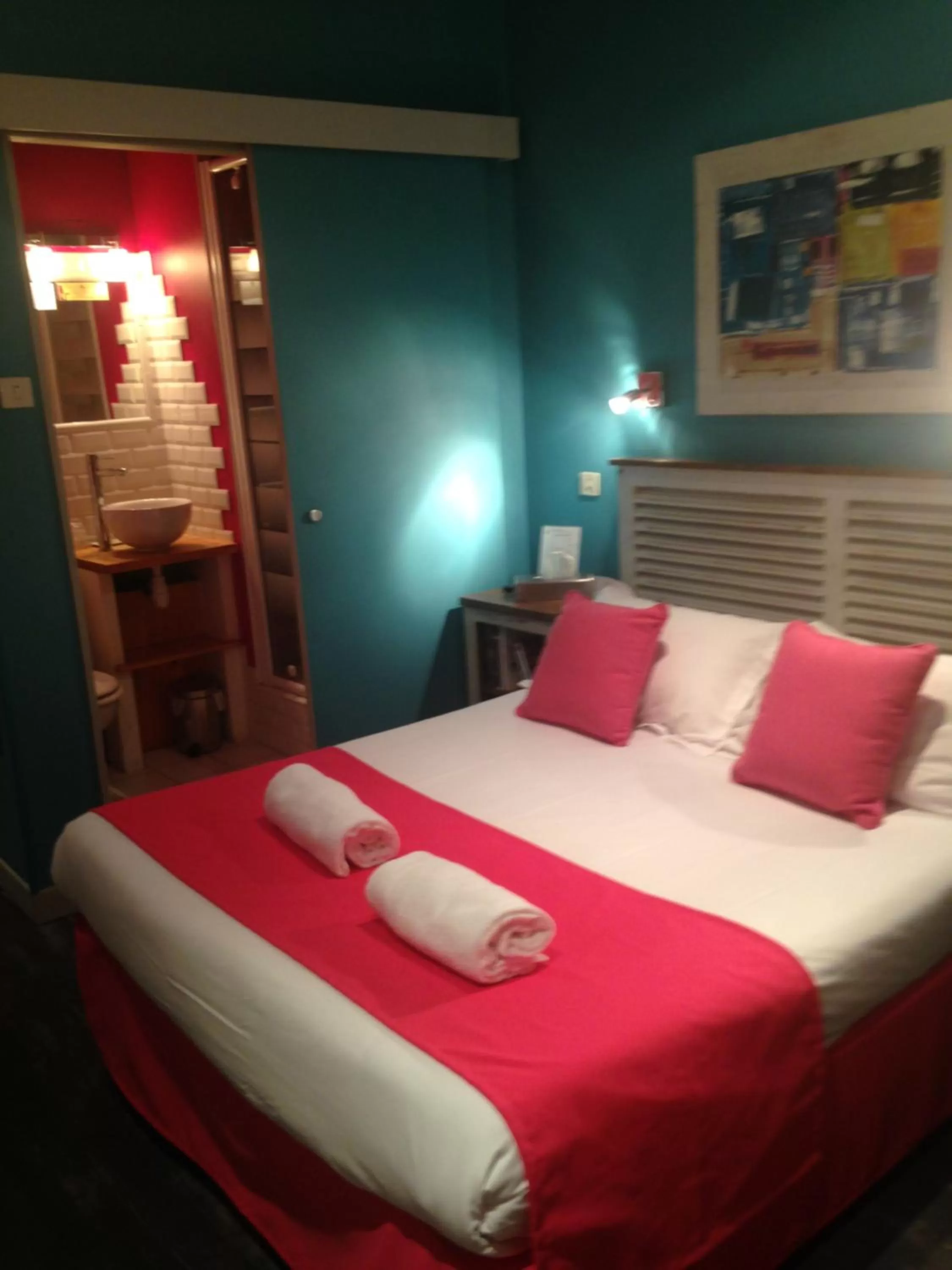 Bed in Hotel Cote Patio