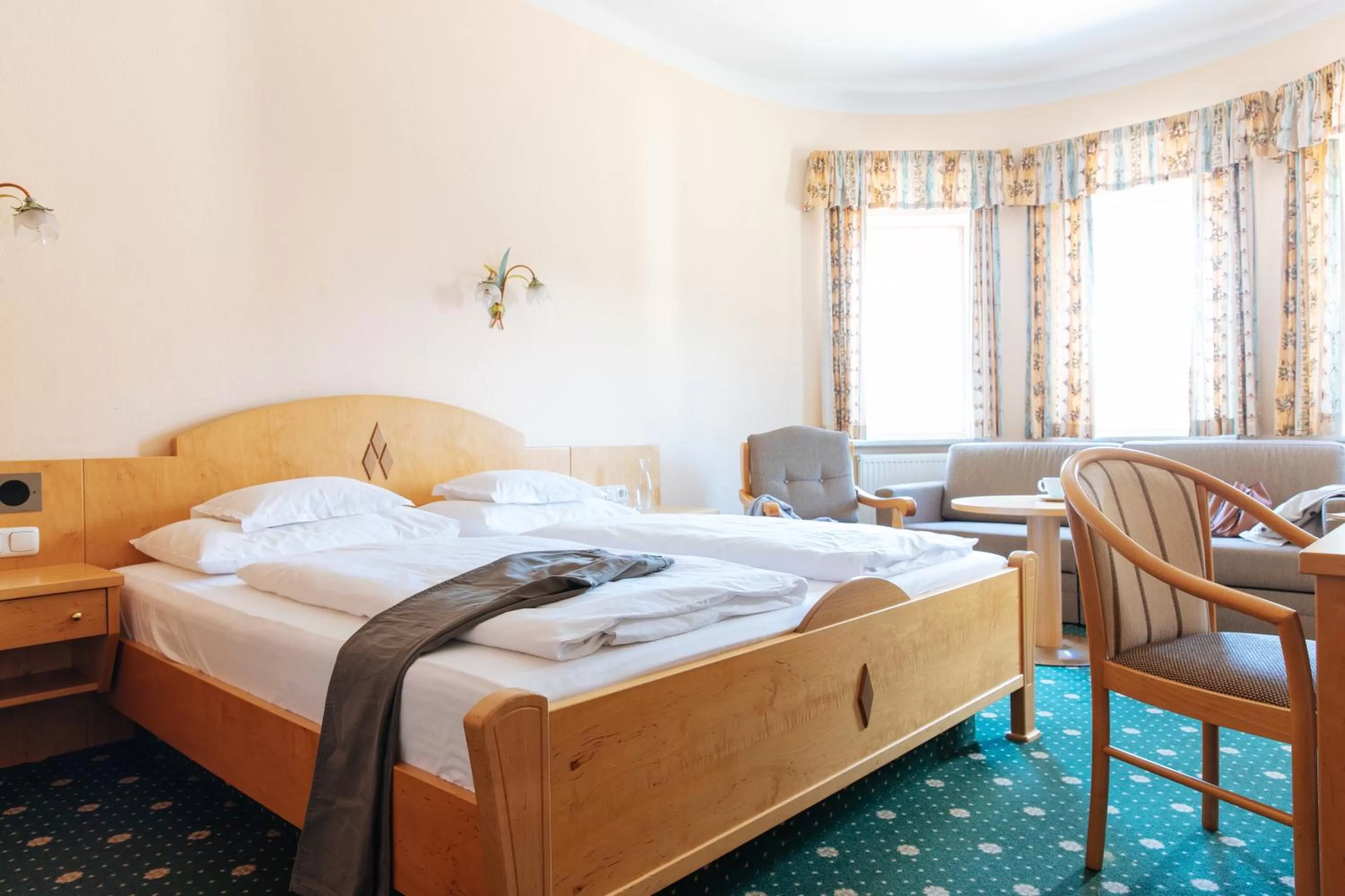 Bed in Hotel Sonnenspitze