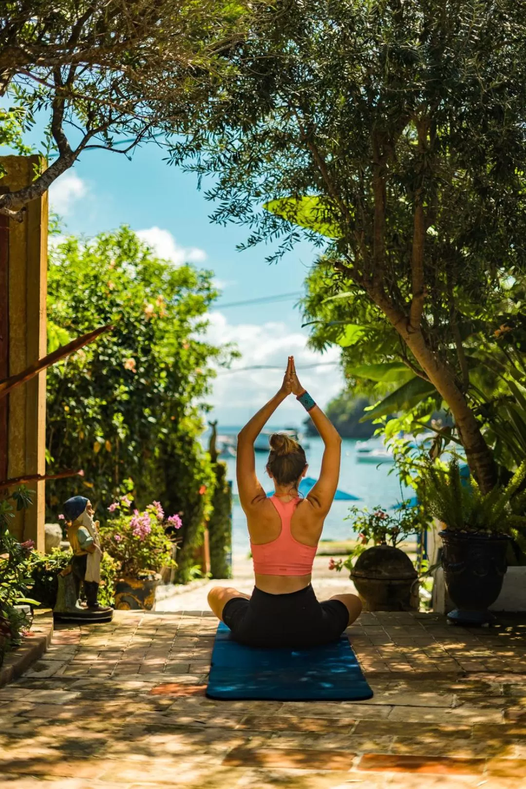 Inner courtyard view in Vila da Santa Hotel Boutique & Spa