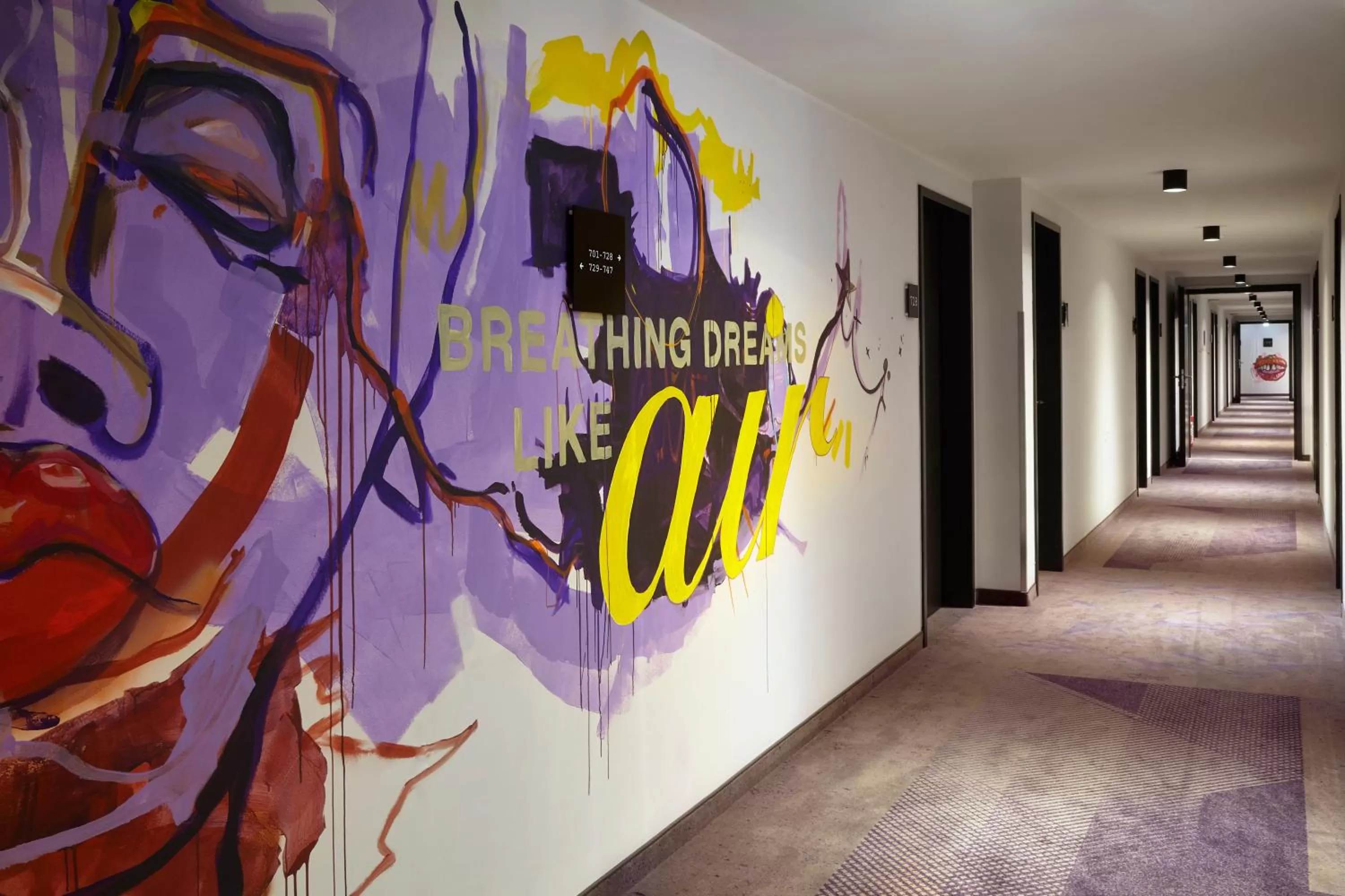 Decorative detail in Holiday Inn - the niu, Air Frankfurt Messe by IHG