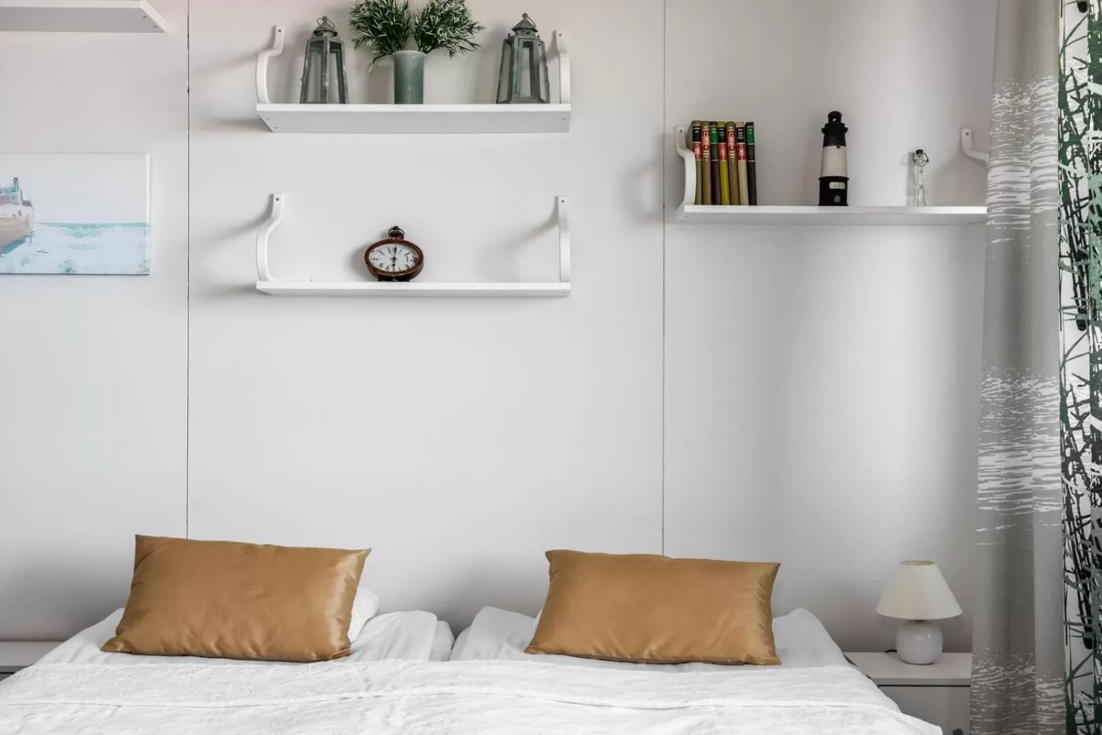 Bed in Hotel Rantakalla