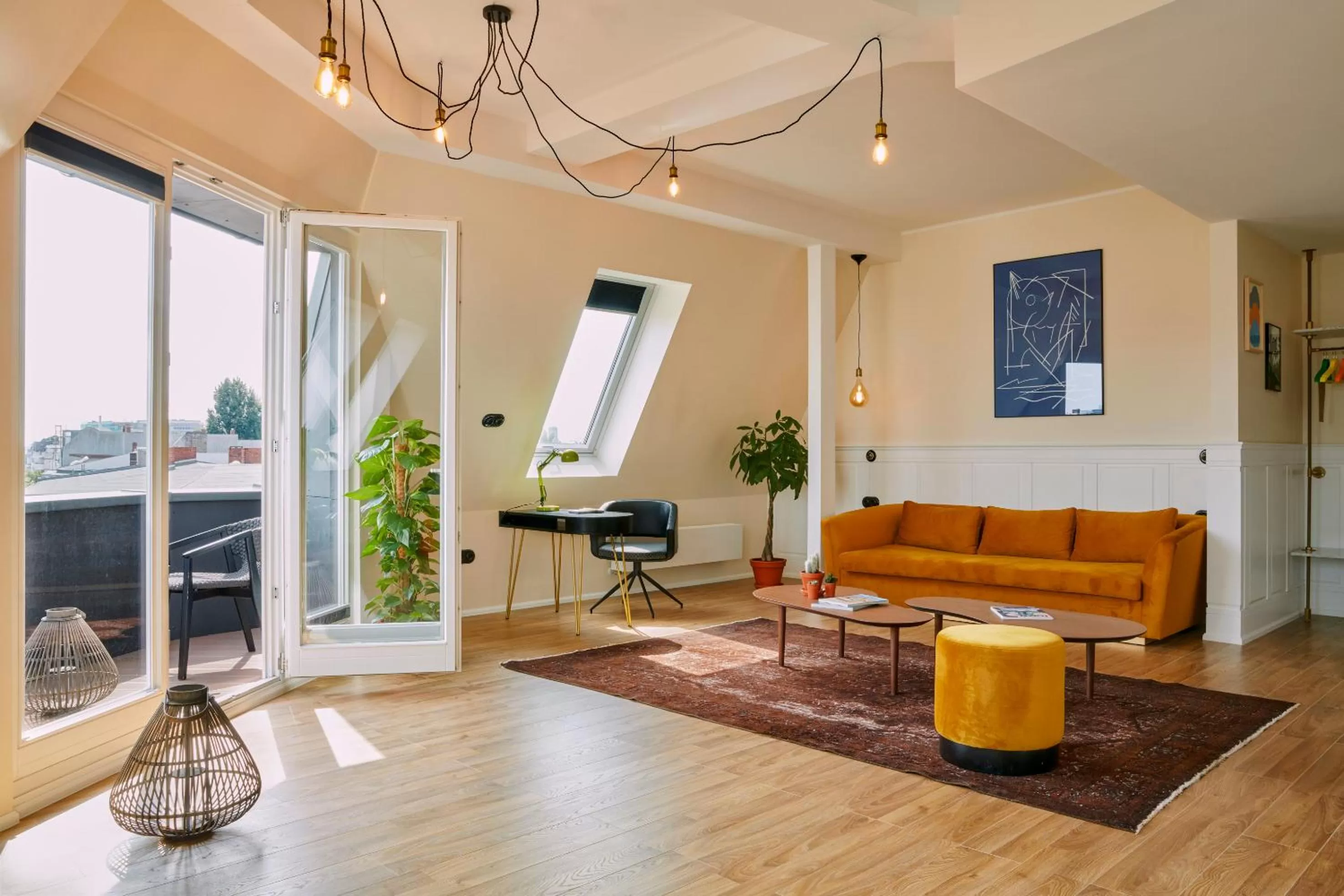 Seating area in Max Brown Hotel Ku'damm, part of Sircle Collection