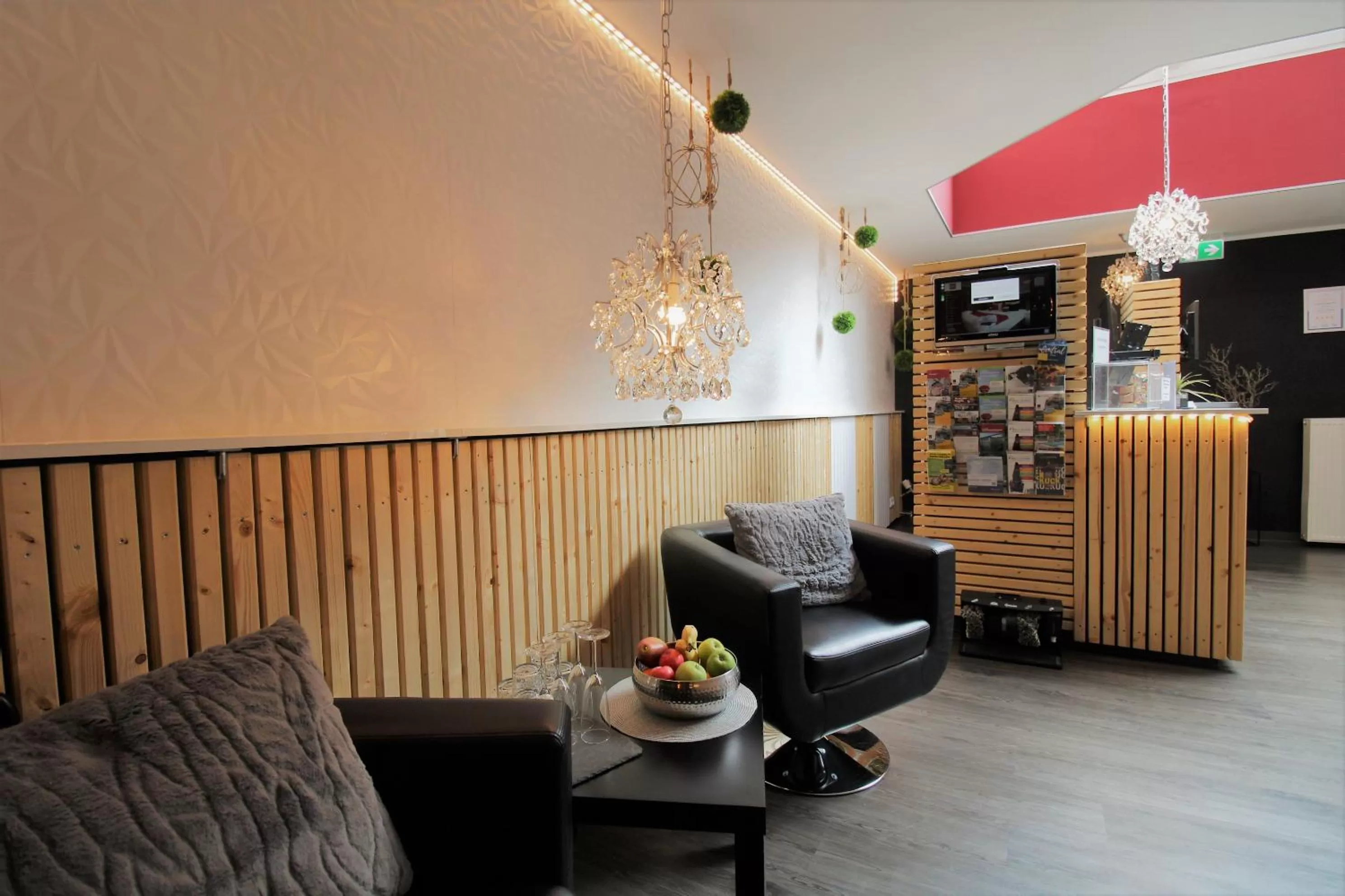 Lobby or reception in MY HOME Hotel Lamm Rottweil "Smart Home"