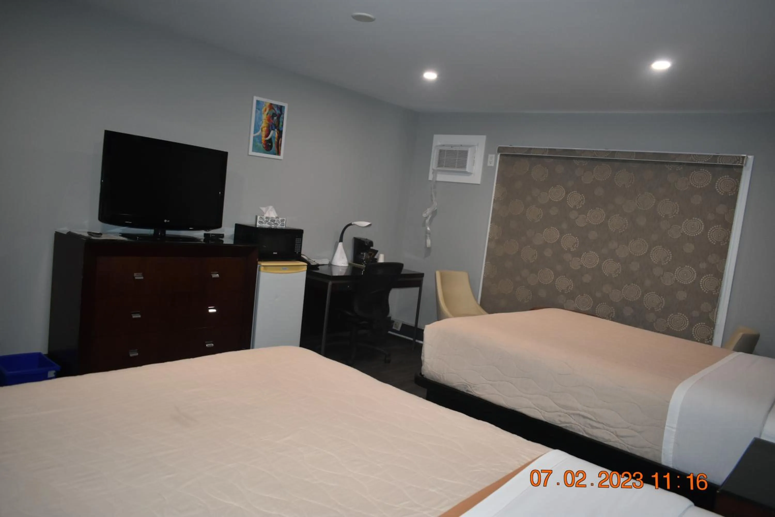 Bed in Time Travellers Motel