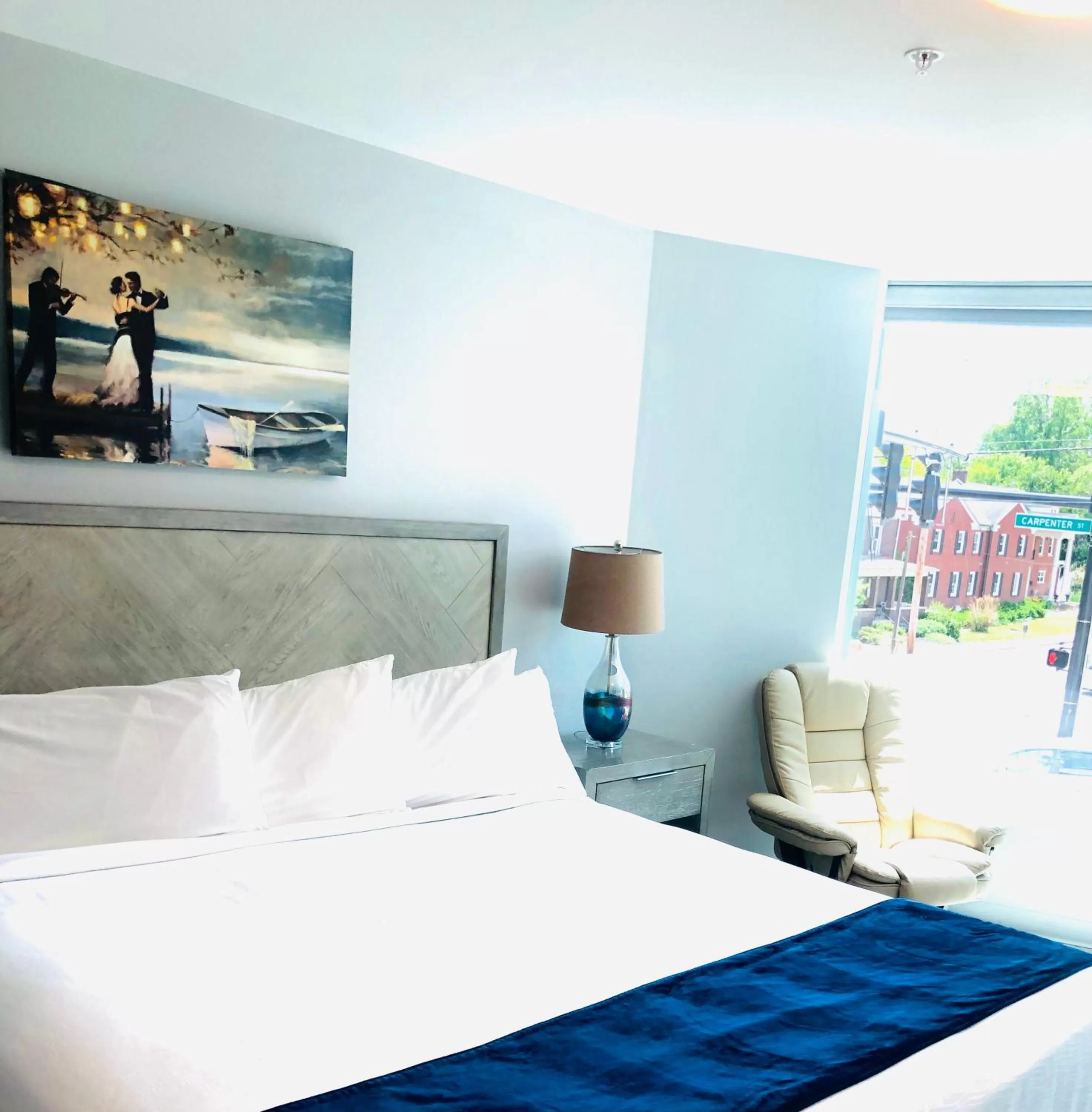 Bed in Athens Central Hotel