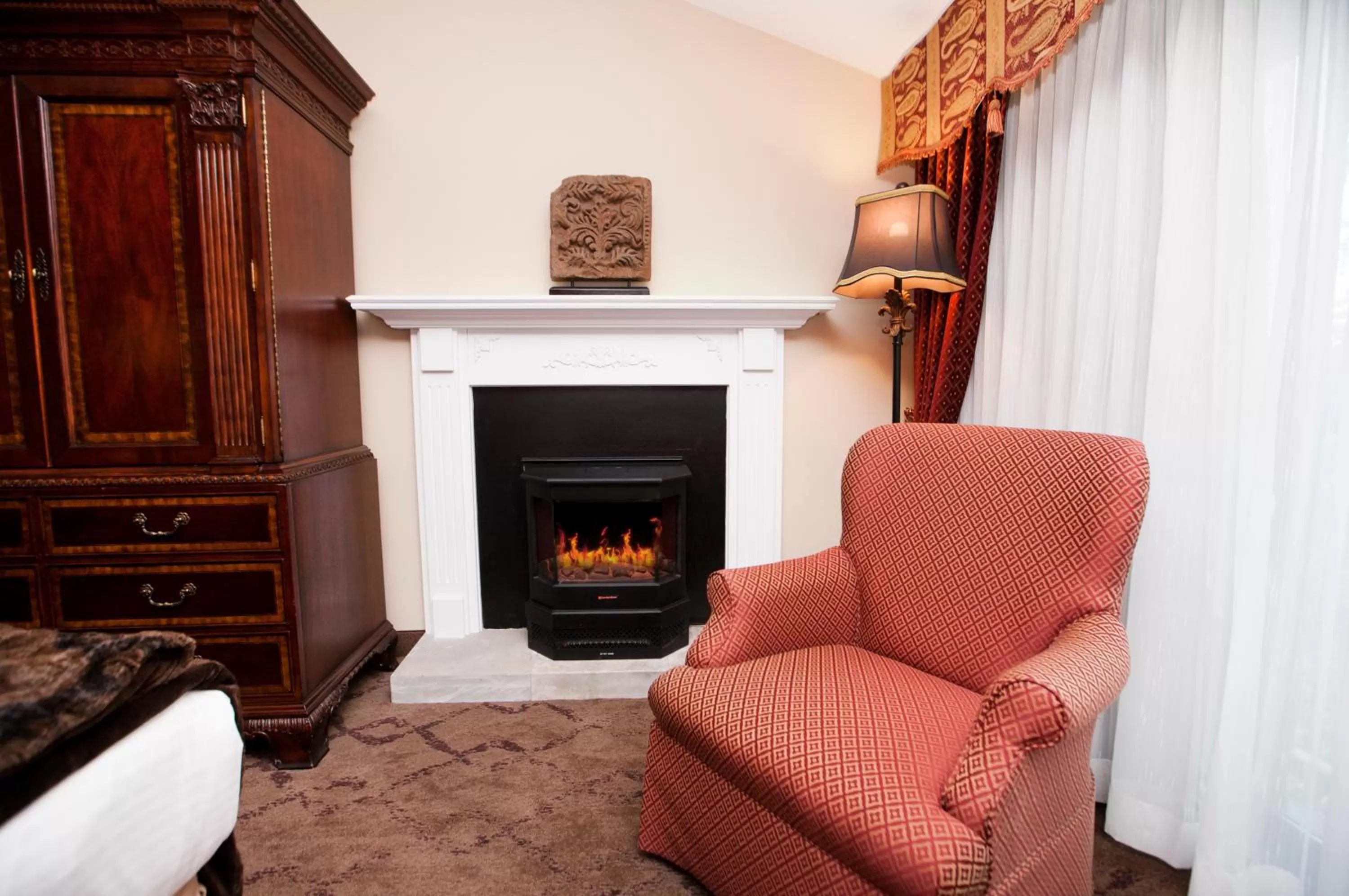 Seating area in Old Stone Inn Boutique Hotel