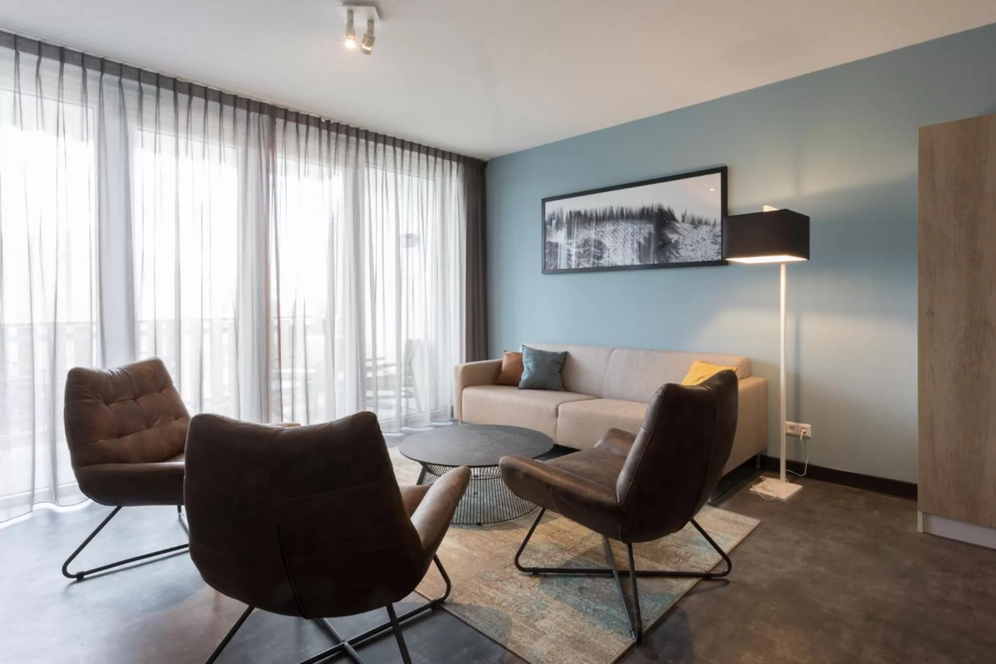 Seating area in Hotel Kaap West I Kloeg Collection