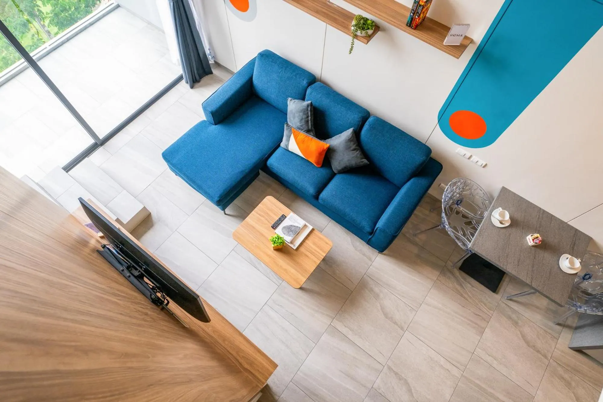 Living room in HOMA Phuket Town