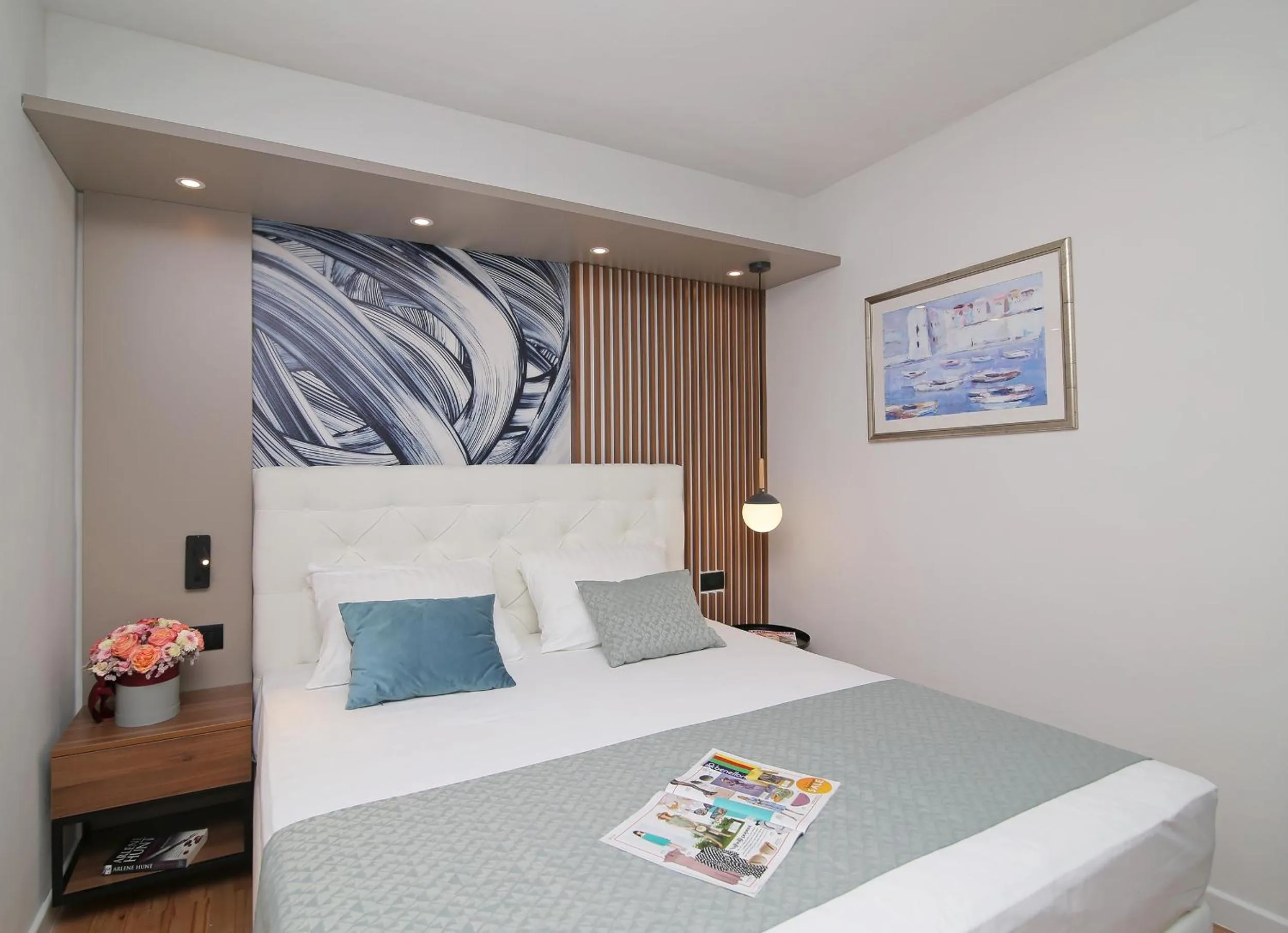 Bedroom, Bed in Villa Antea Apartments with Free Parking