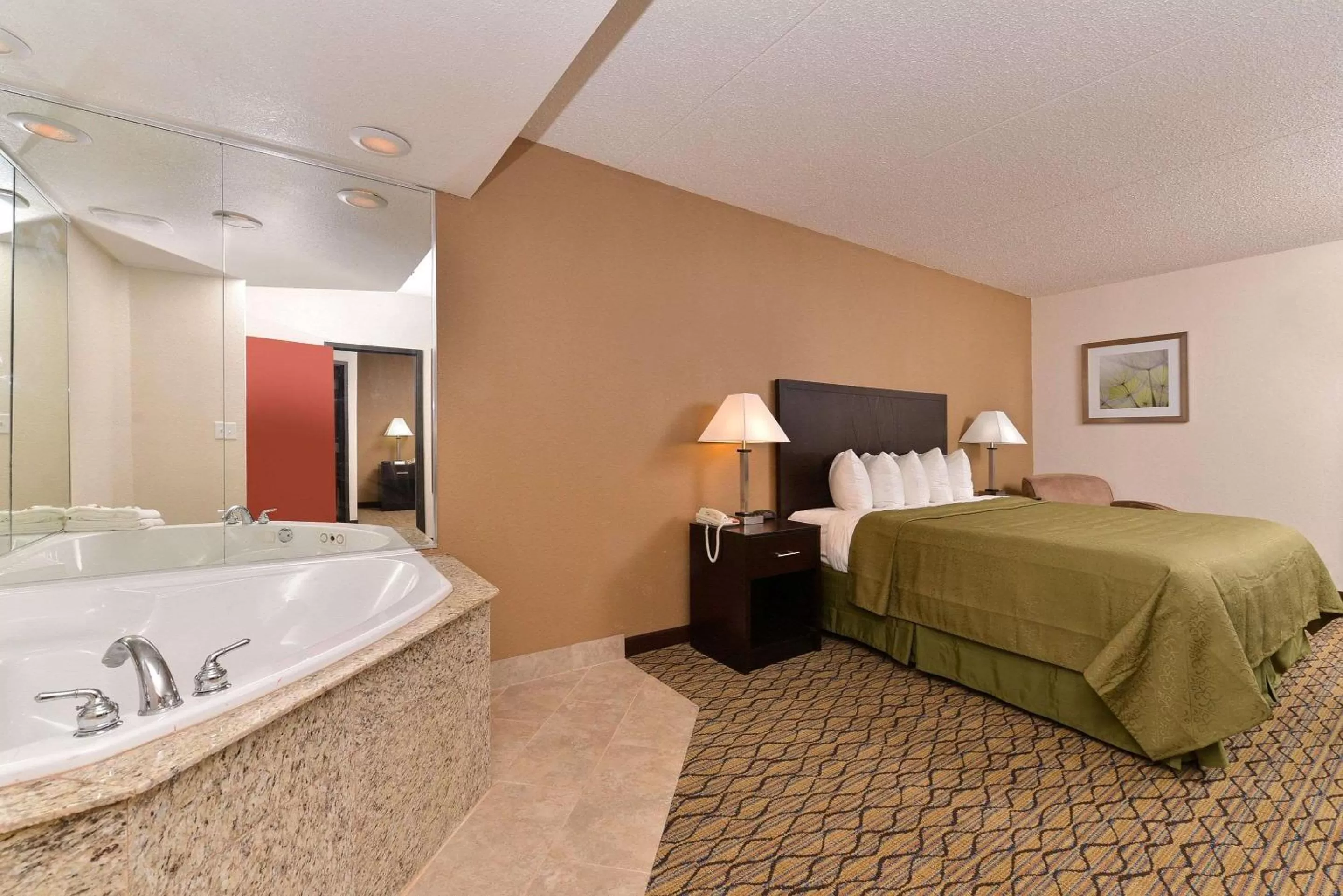 Photo of the whole room, Bed in Quality Inn & Suites Matteson near I-57