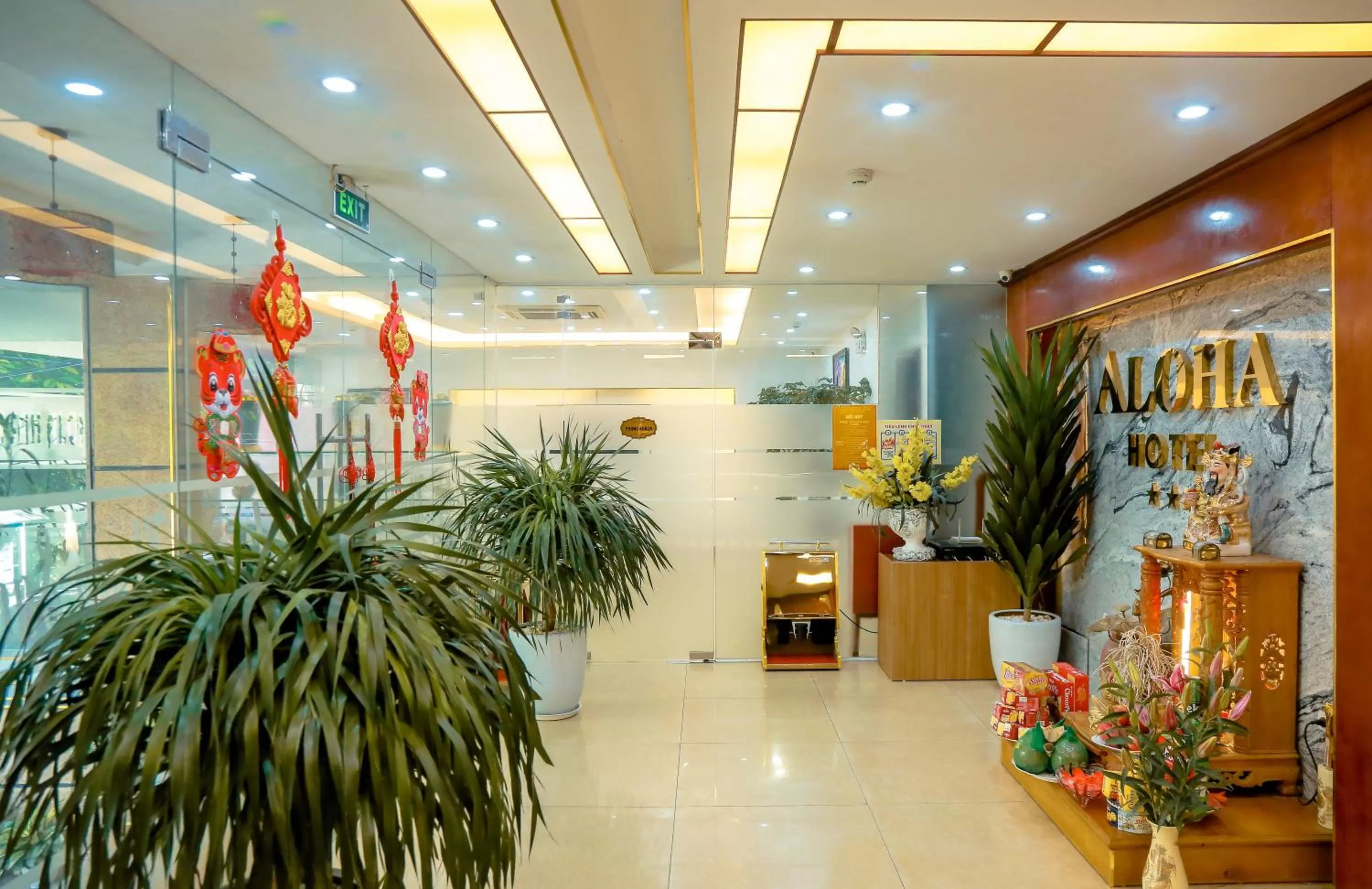 Lobby or reception in Aloha Hotel