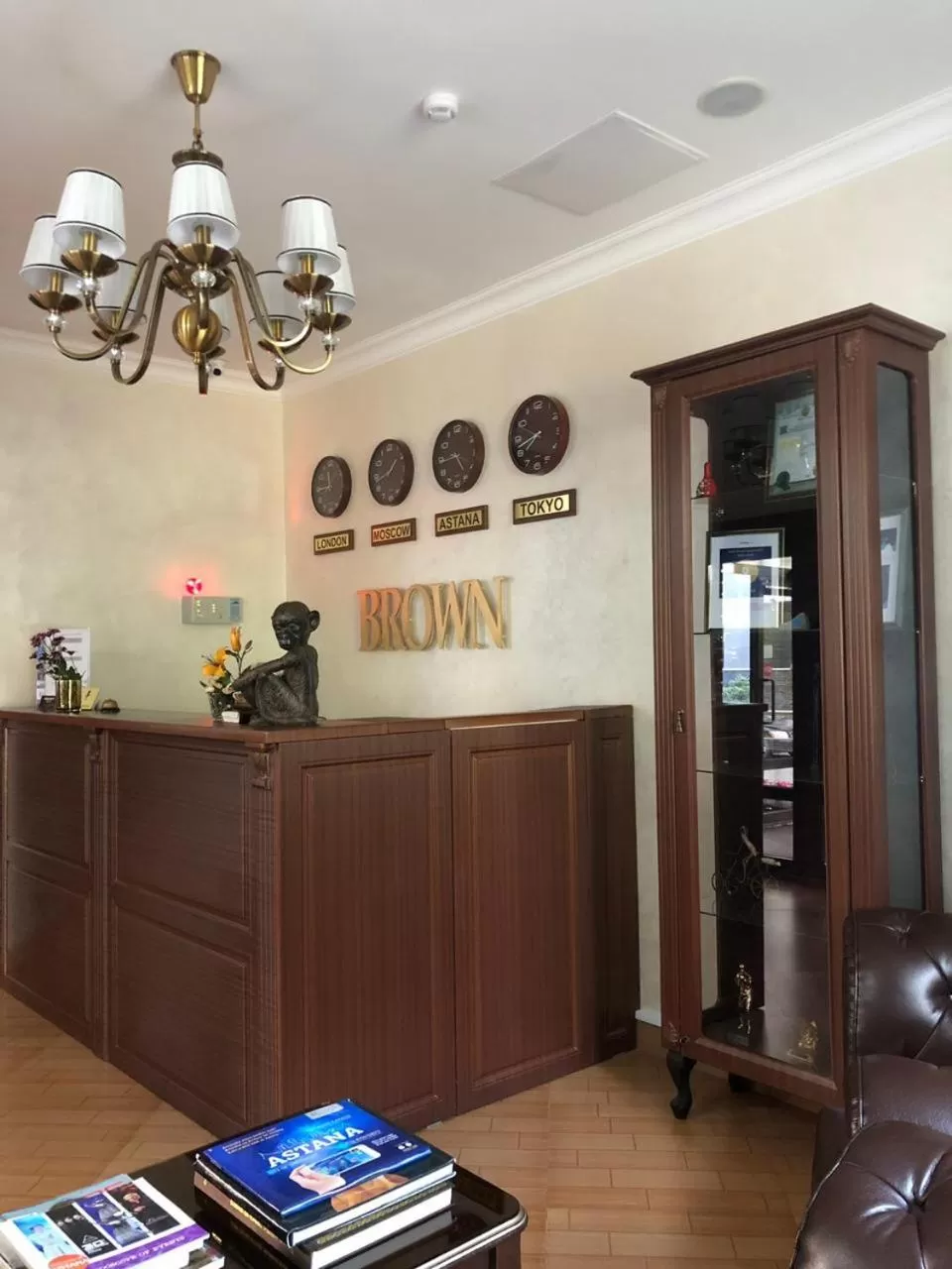 Lobby or reception in Brown Hotel