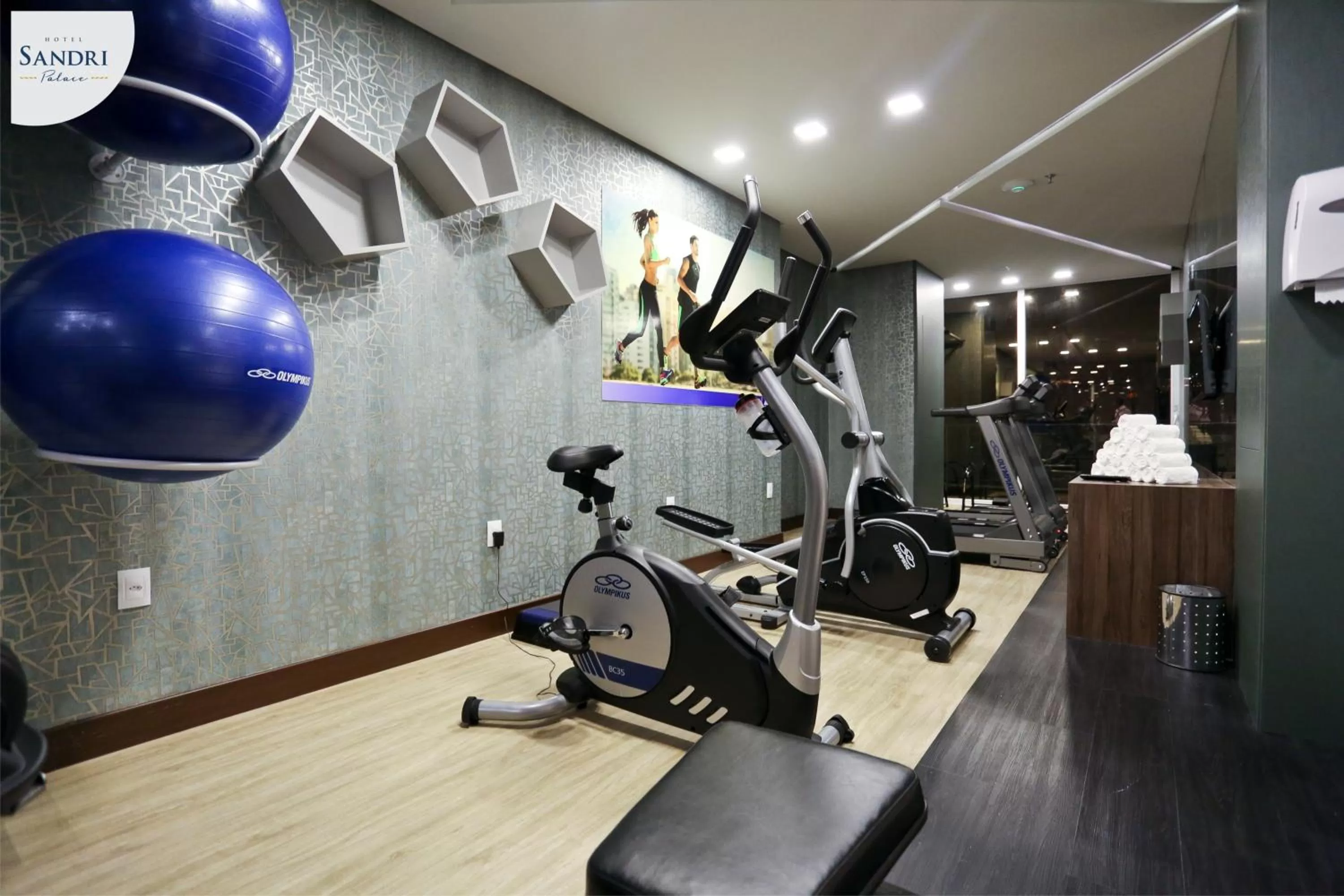 Fitness centre/facilities in Sandri Palace Hotel