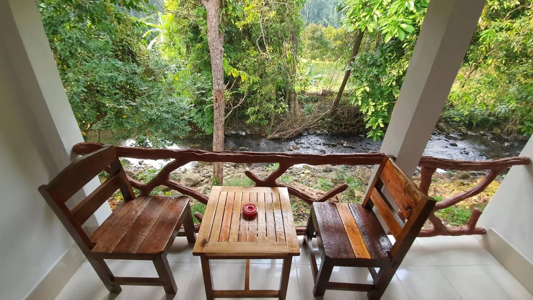 Patio in Tree Tops River Huts
