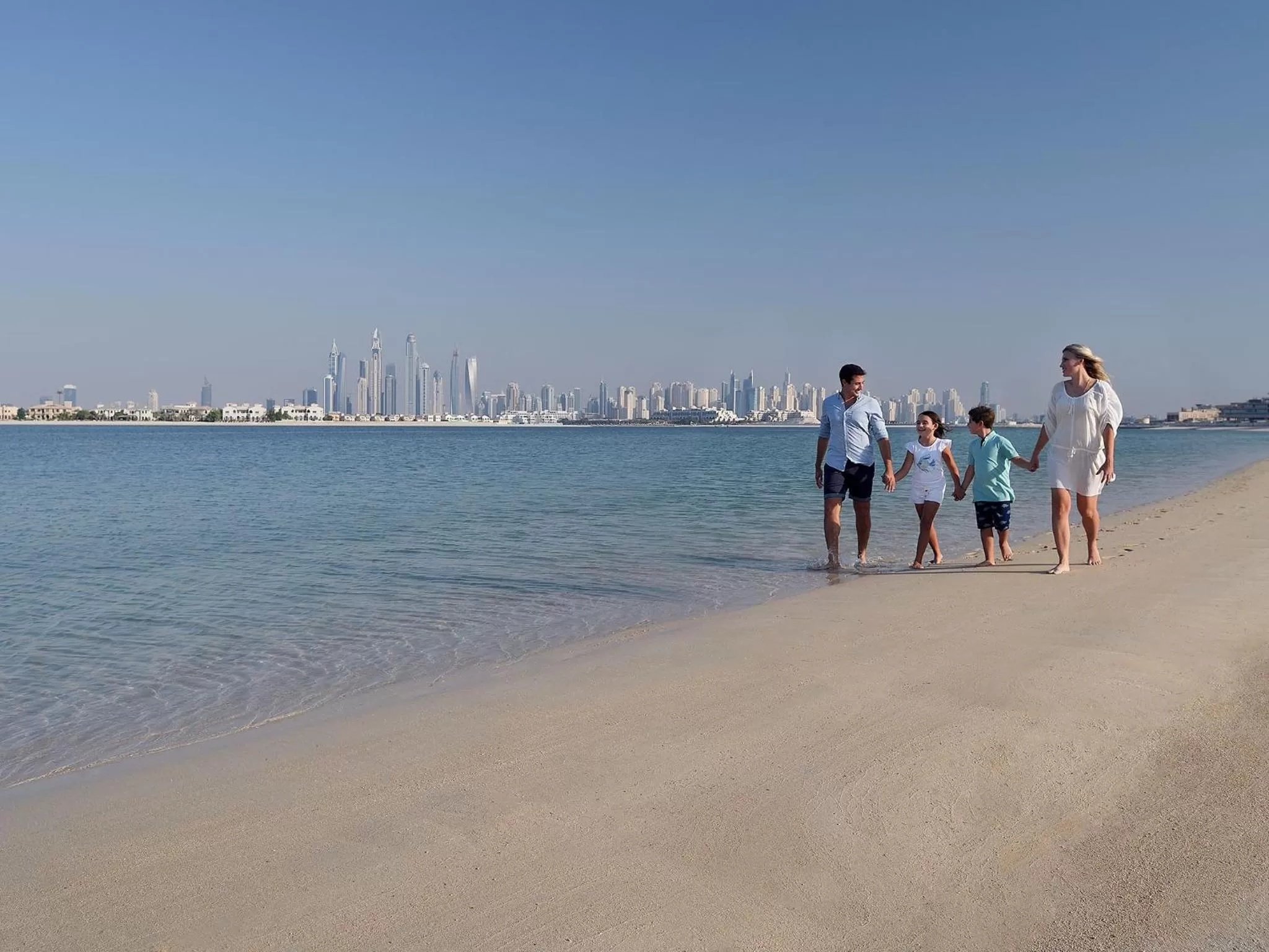 People in Kempinski Hotel & Residences Palm Jumeirah