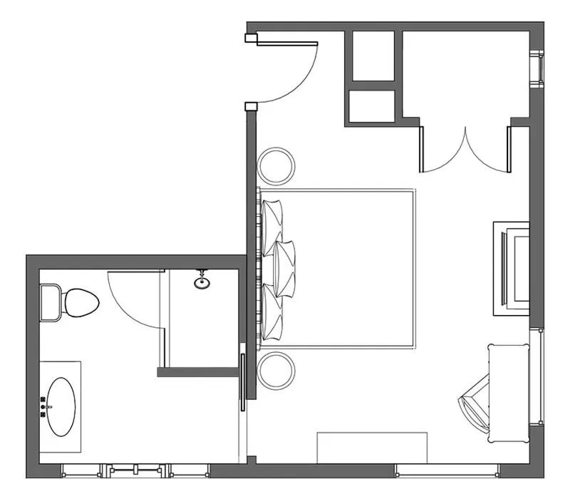 Floor plan in Edwards House