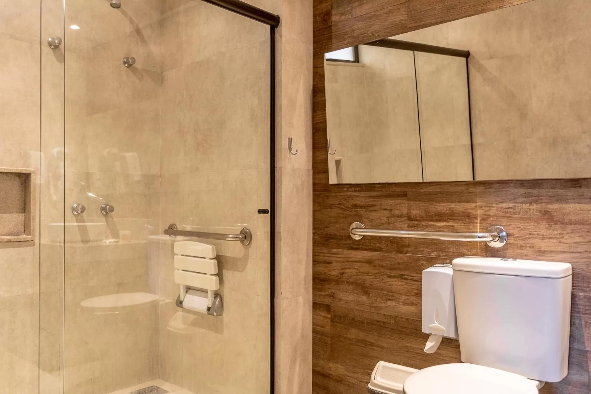Shower in Bravo Pousada Design