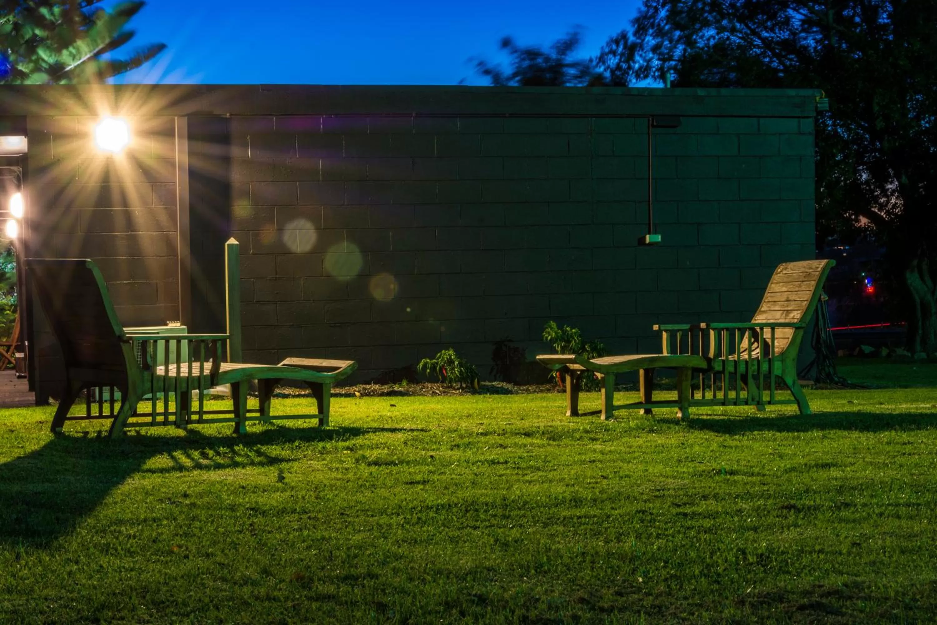 Garden in Orbost Motel