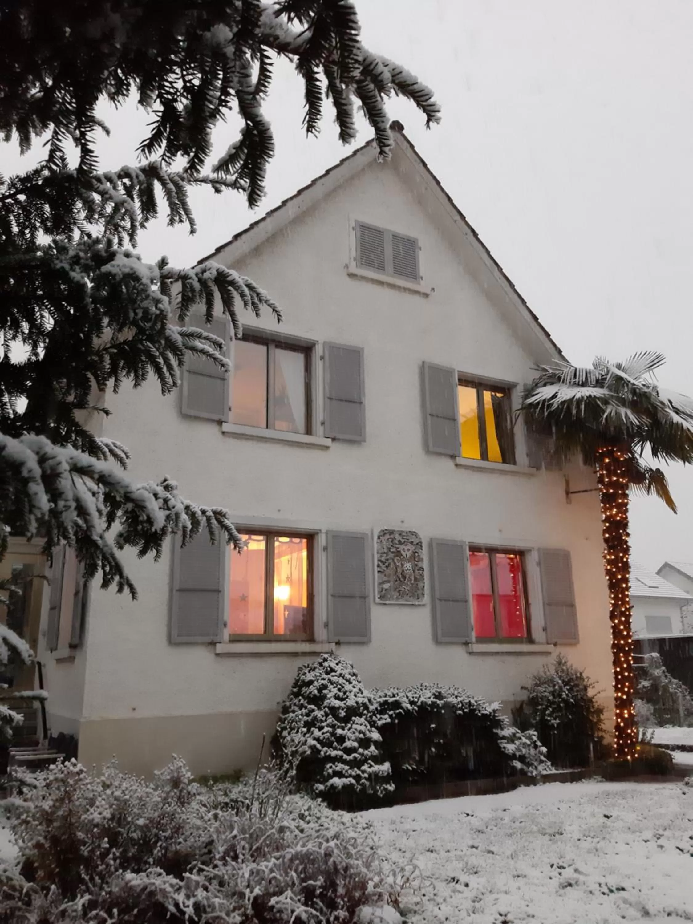 Property building, Winter in B&B Kalimera Pratteln