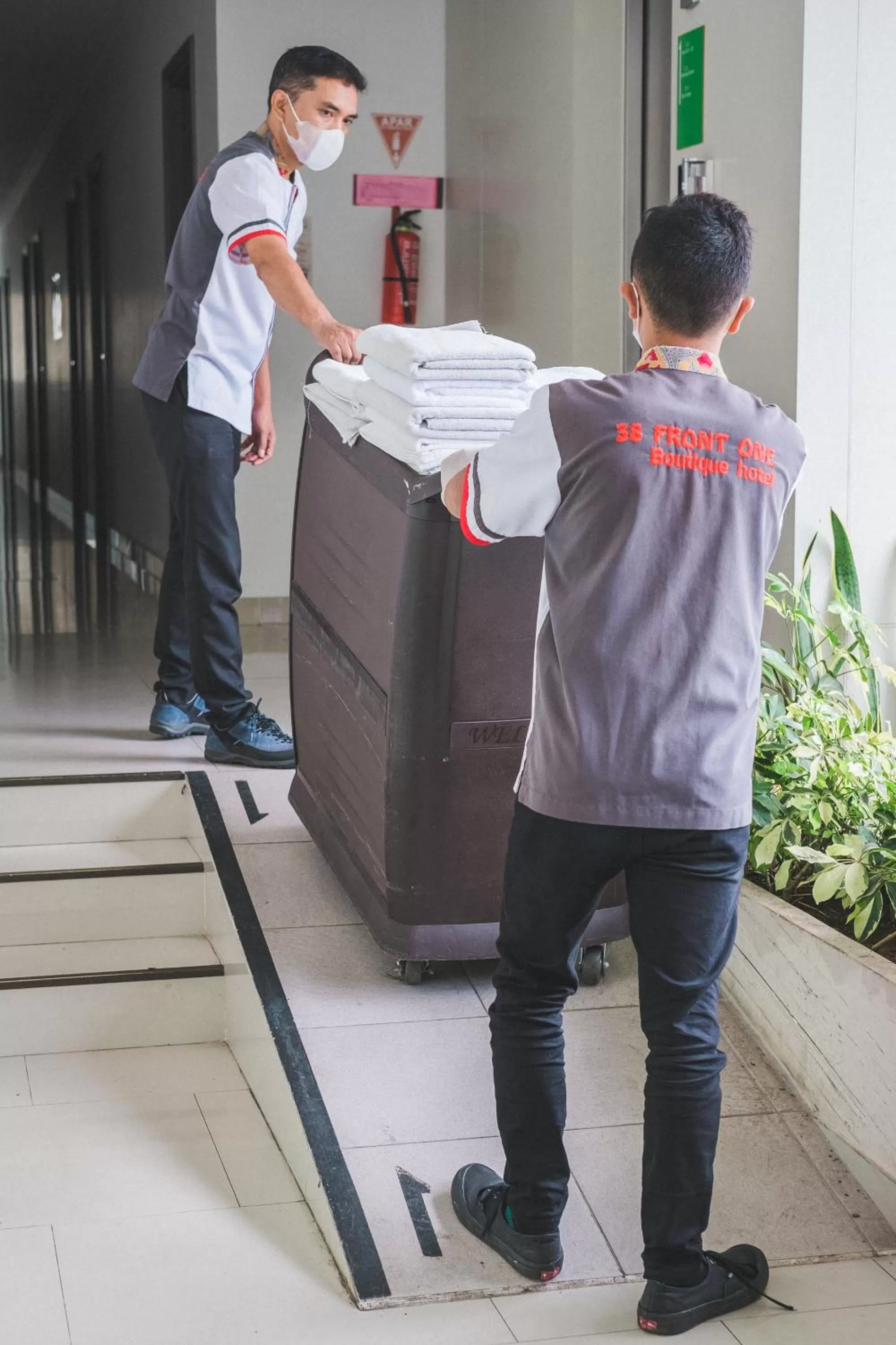 Staff in Three Eight Front One Boutique Batu Malang