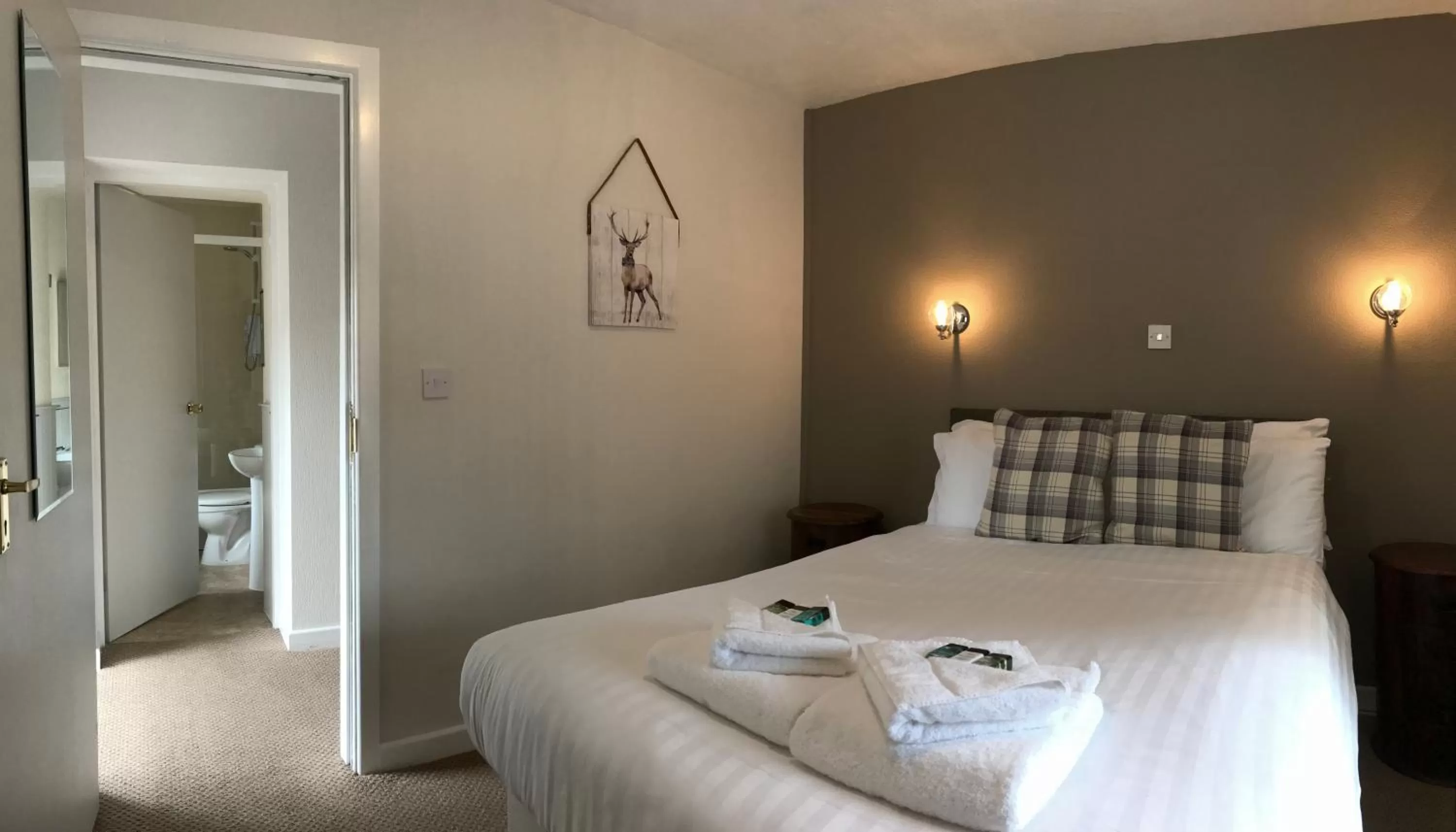 Bed in Black Horse Hotel