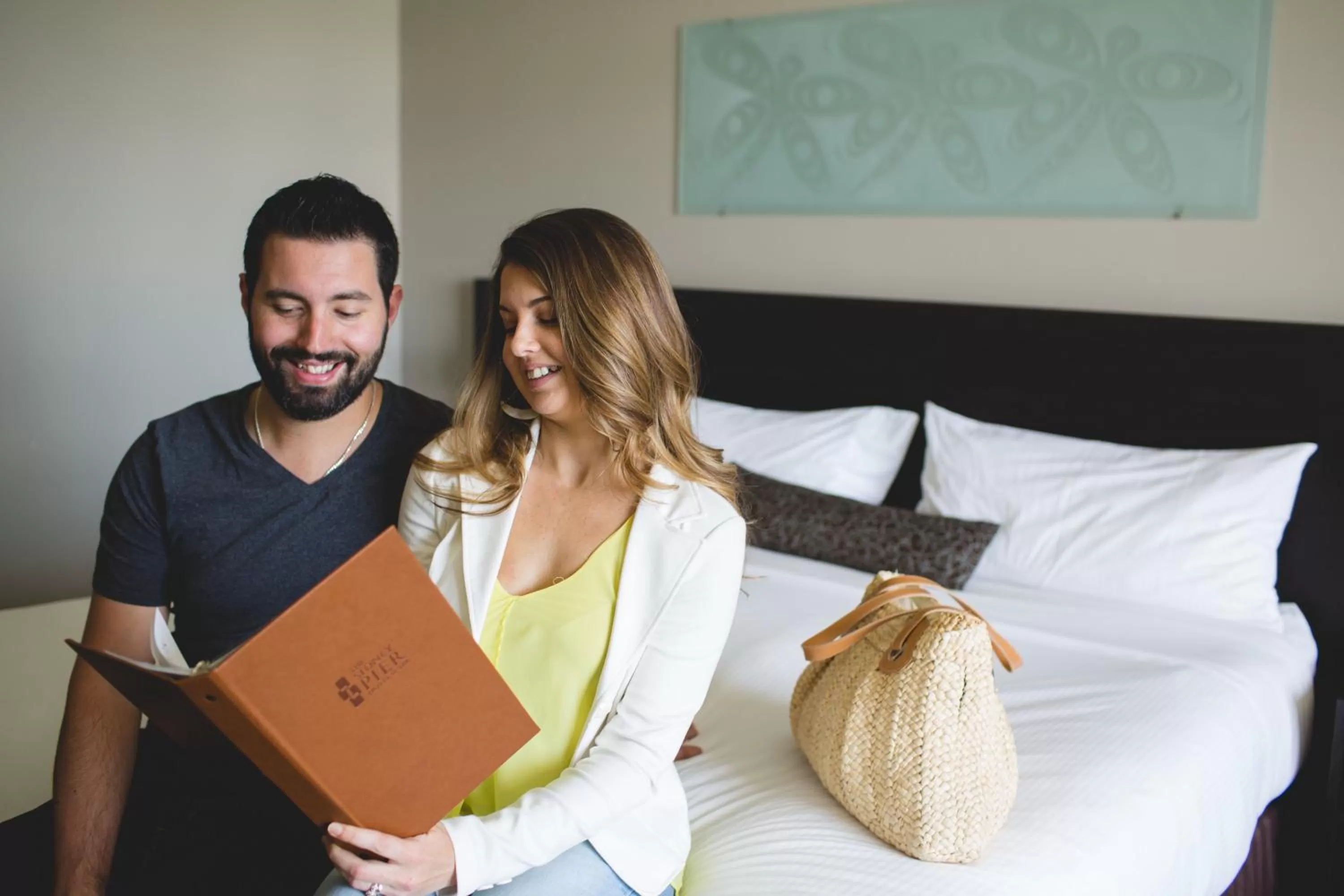 People, Bed in The Sidney Pier Hotel & Spa