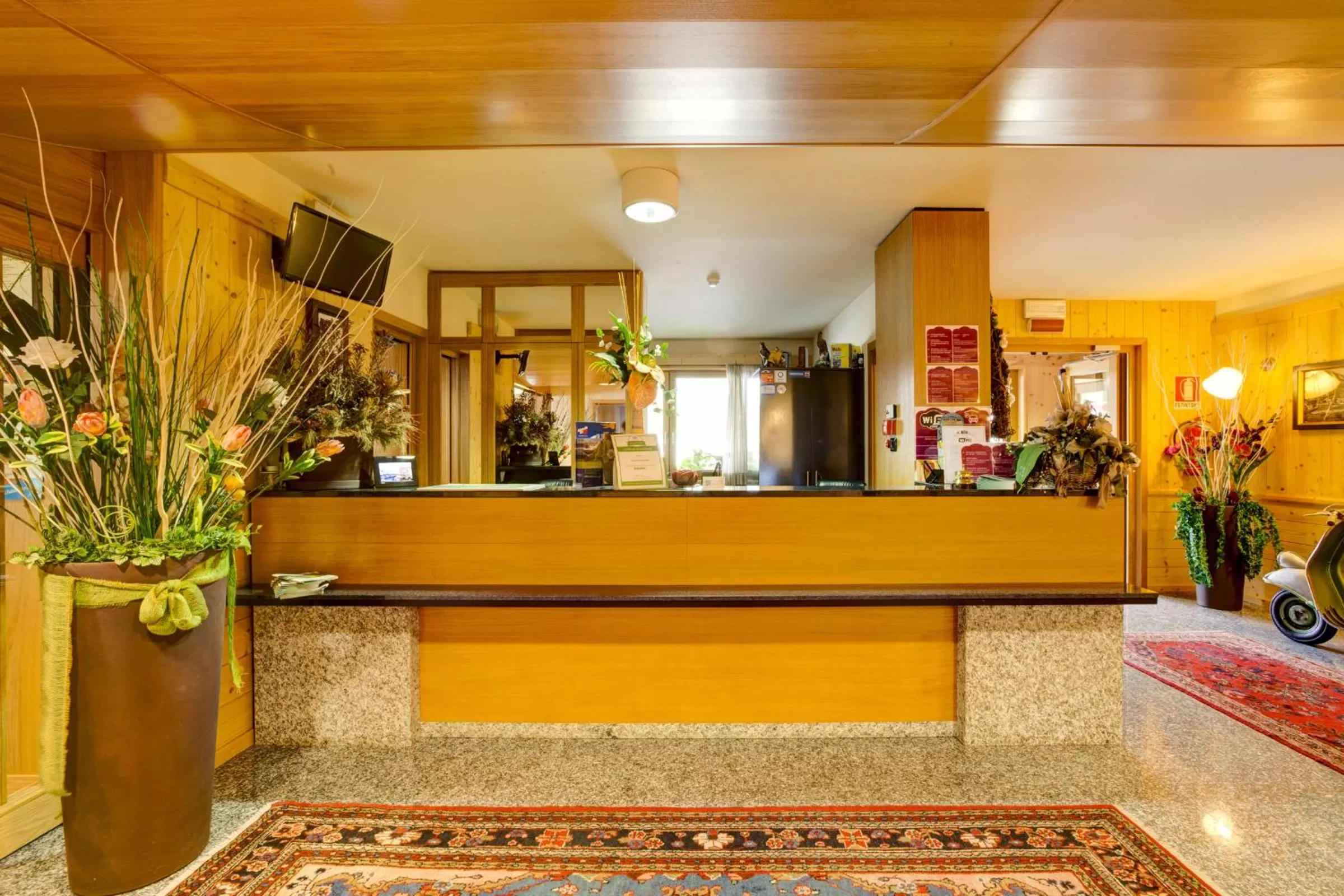Lobby or reception in Hotel Garni Pegrà