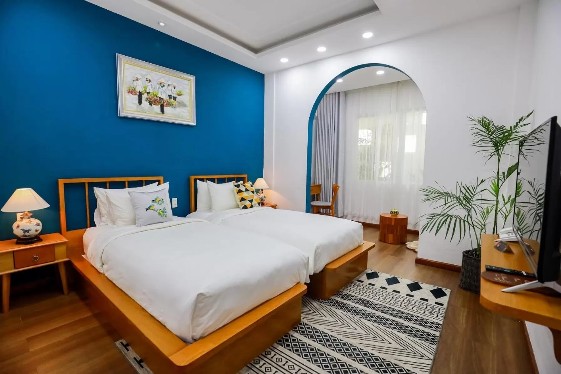 Photo of the whole room, Bed in Chez Mimosa Local - Free Laundry