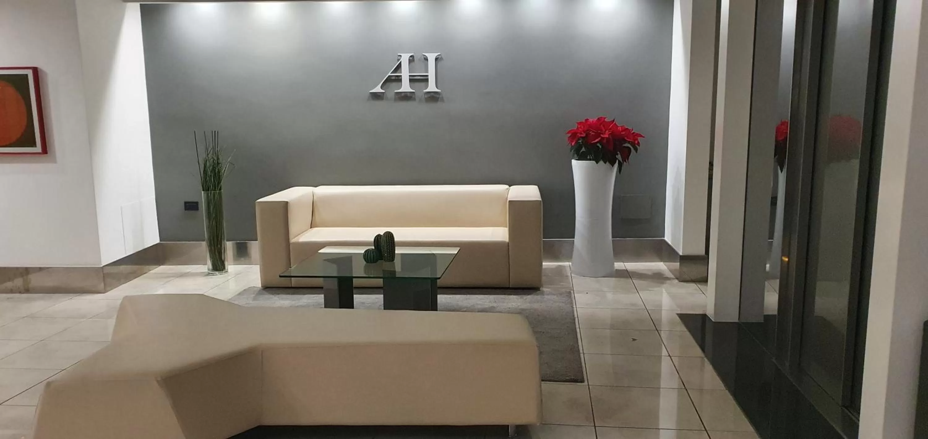 Lobby or reception in Hotel Artemide
