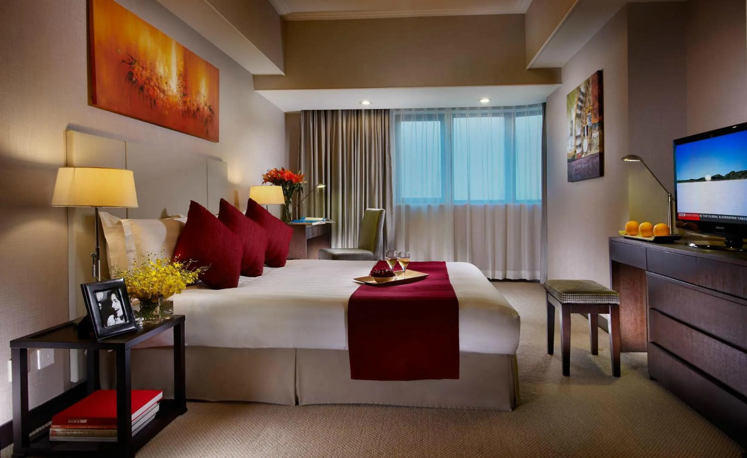 Bed in Somerset Olympic Tower Tianjin