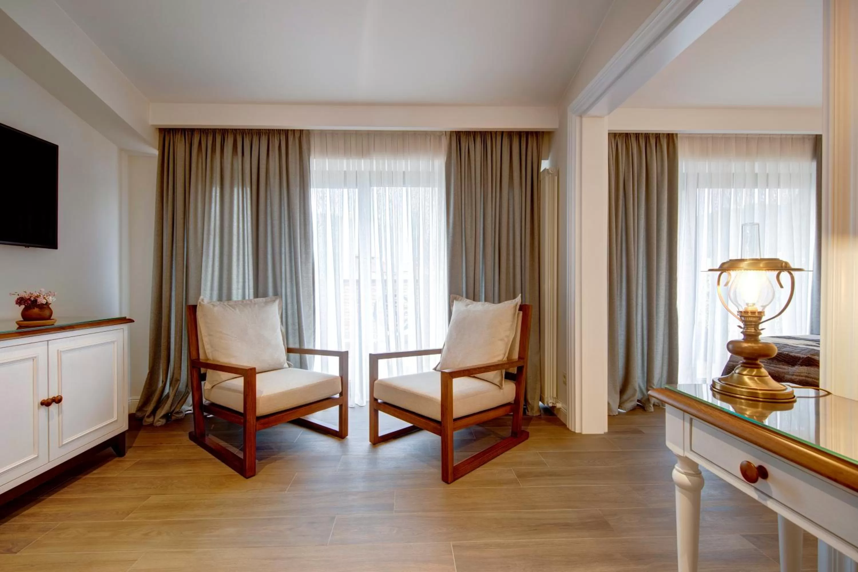 Communal lounge/ TV room in Hotel Passport Tbilisi