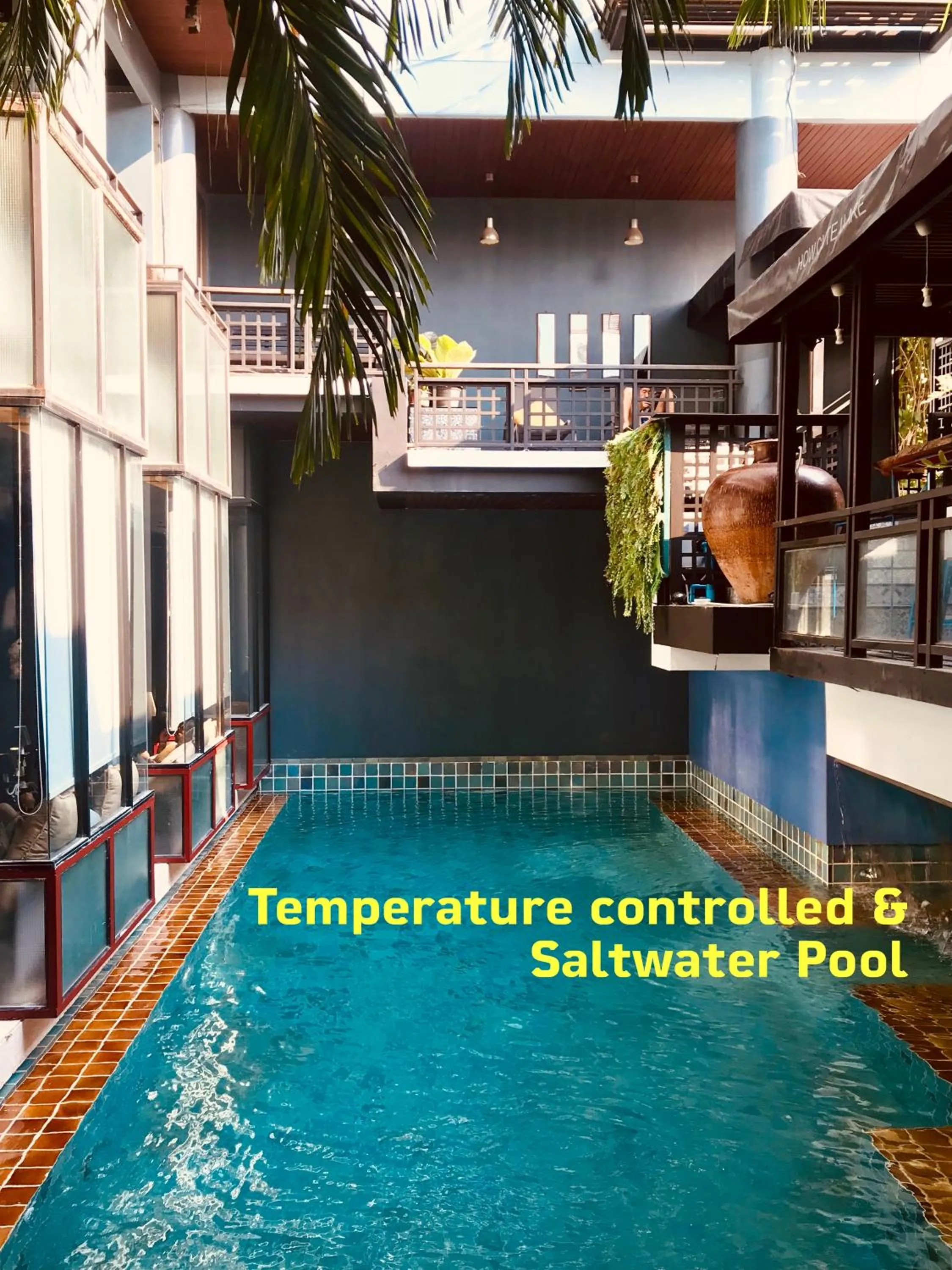 Swimming pool in Blu Cabin Ari Stylish Gay Poshtel