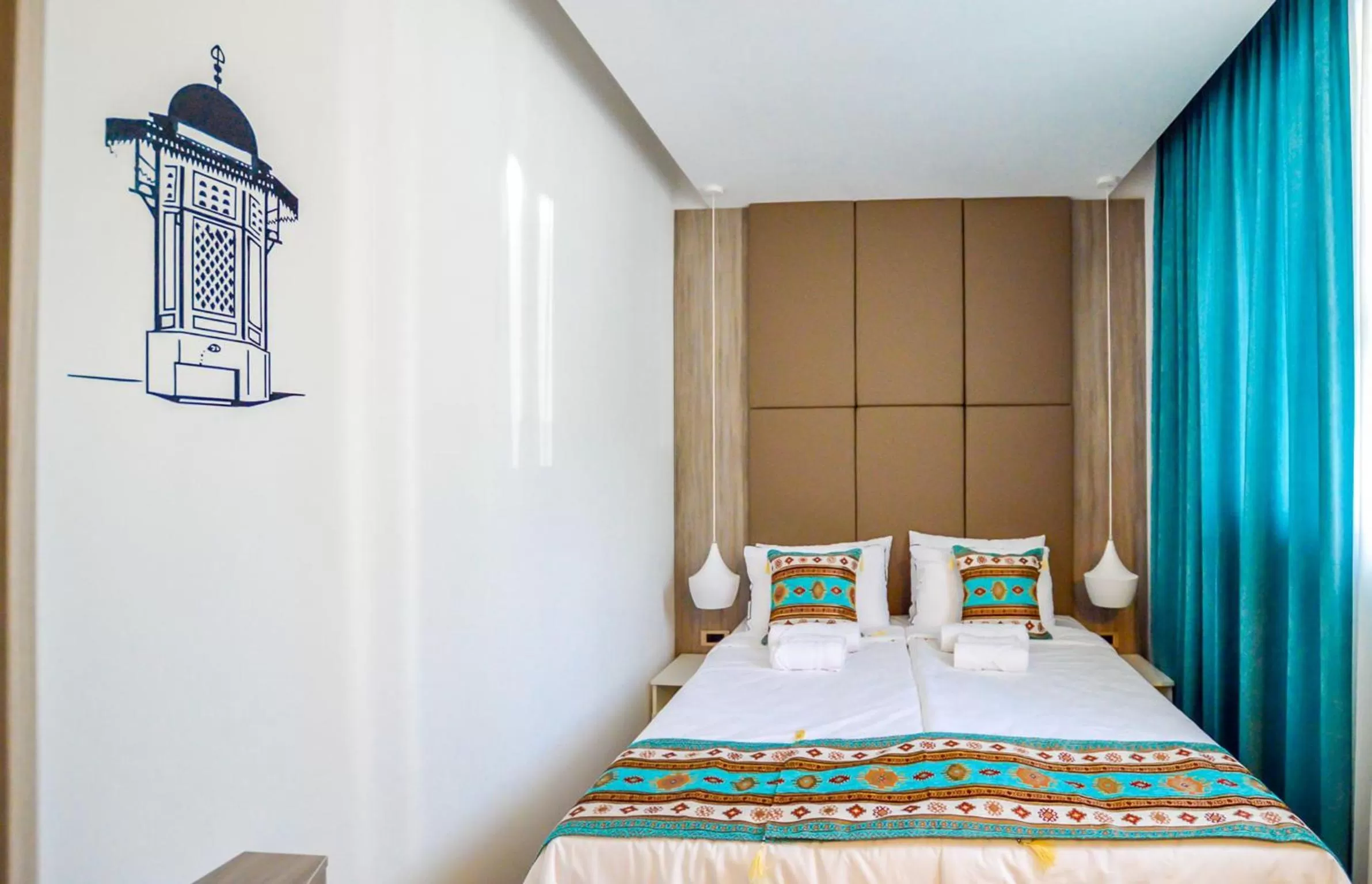 Decorative detail, Bed in Heritage Hotel Gate of Sarajevo