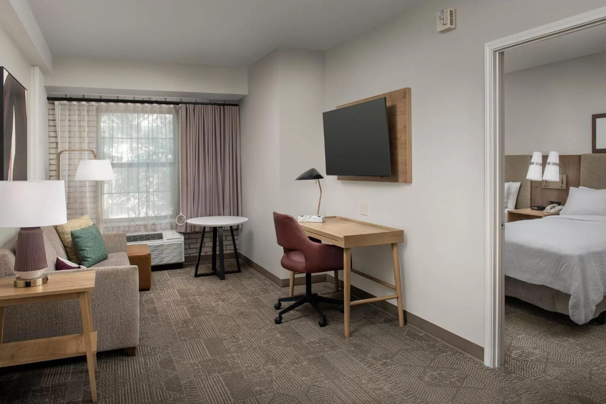Photo of the whole room, Bed in Staybridge Suites San Antonio Airport by IHG