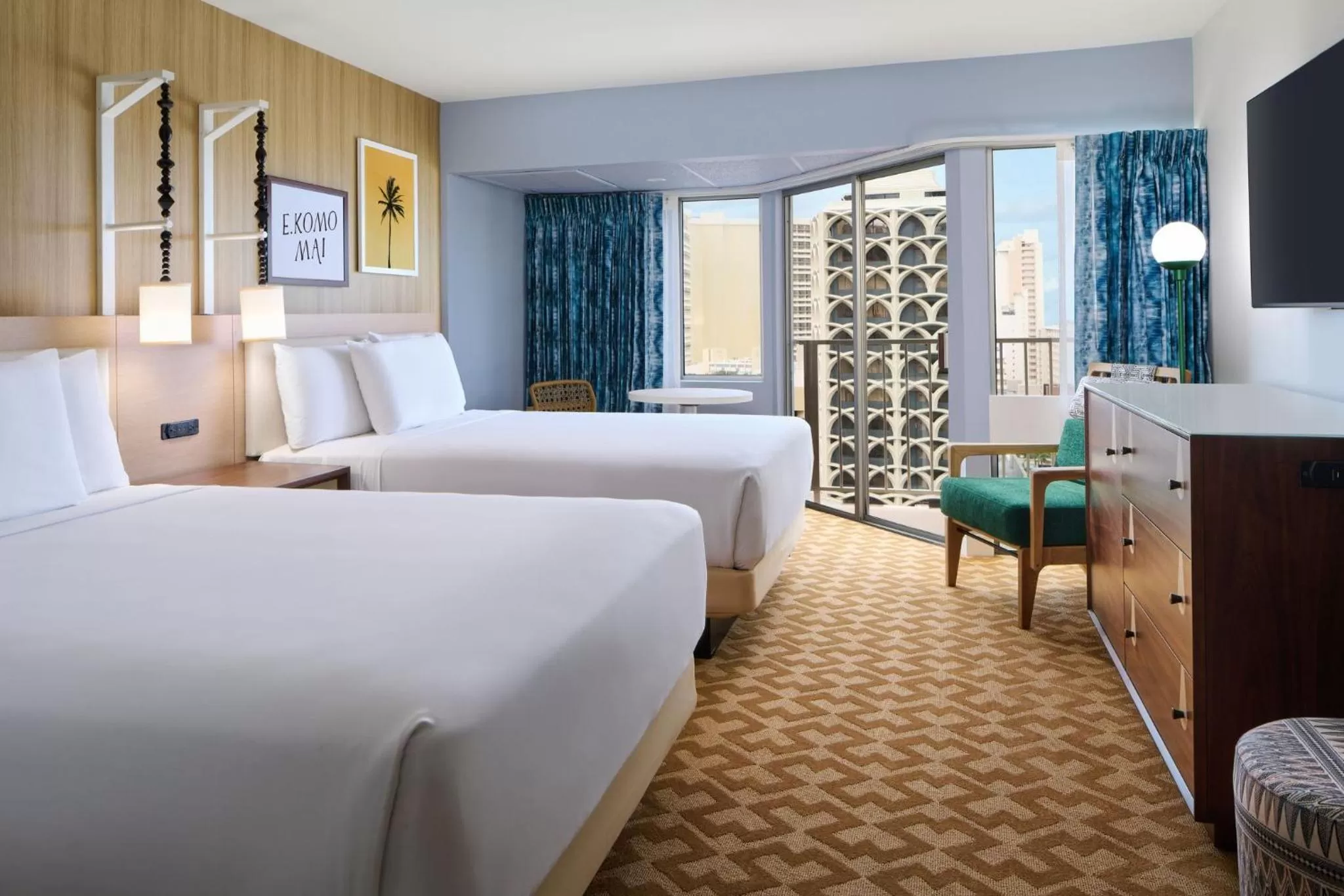 Bed in Waikiki Malia