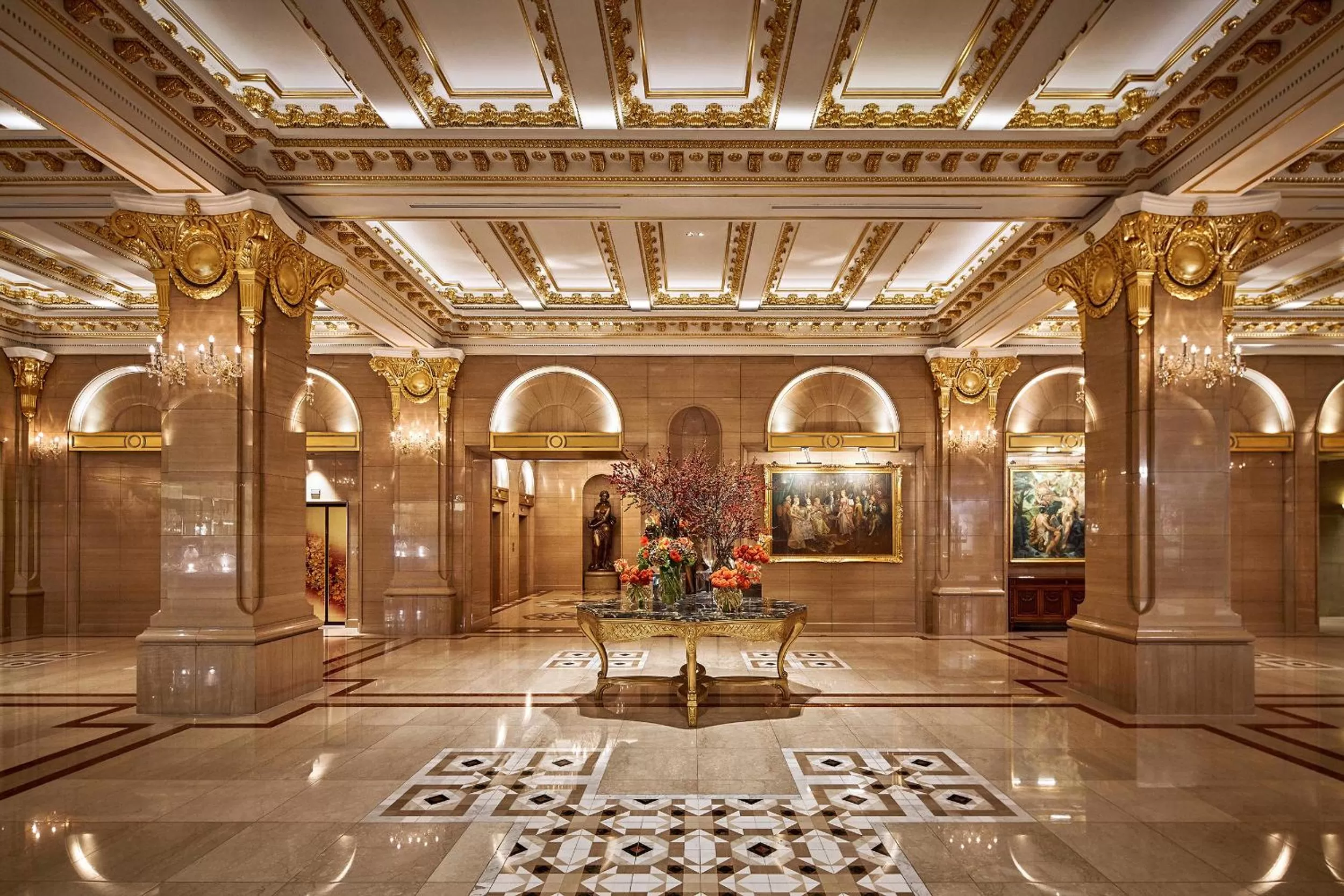 Lobby or reception in Lotte Hotel Seoul