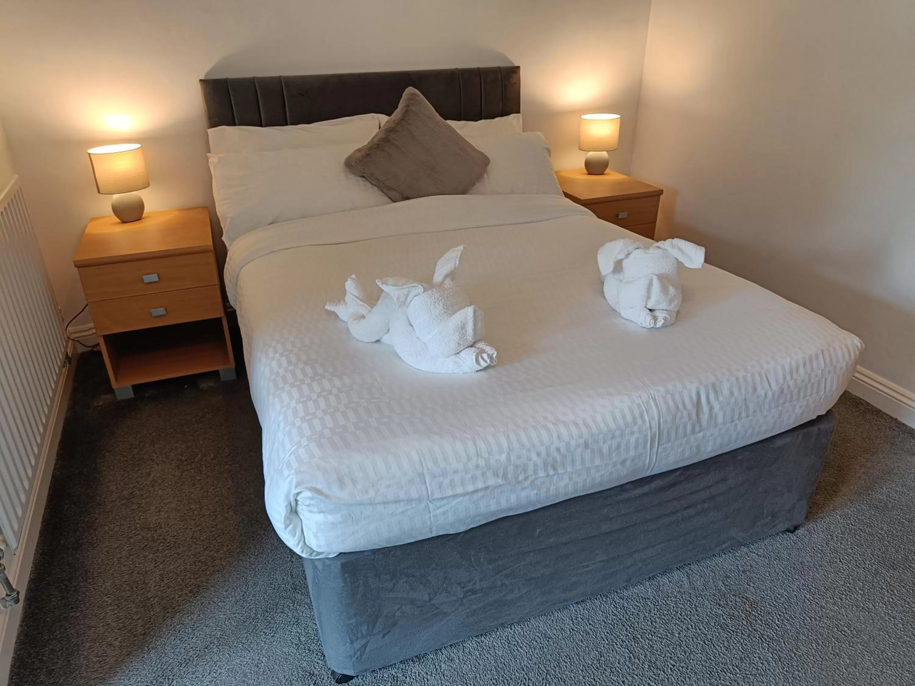 Bed in The Meldon Suite