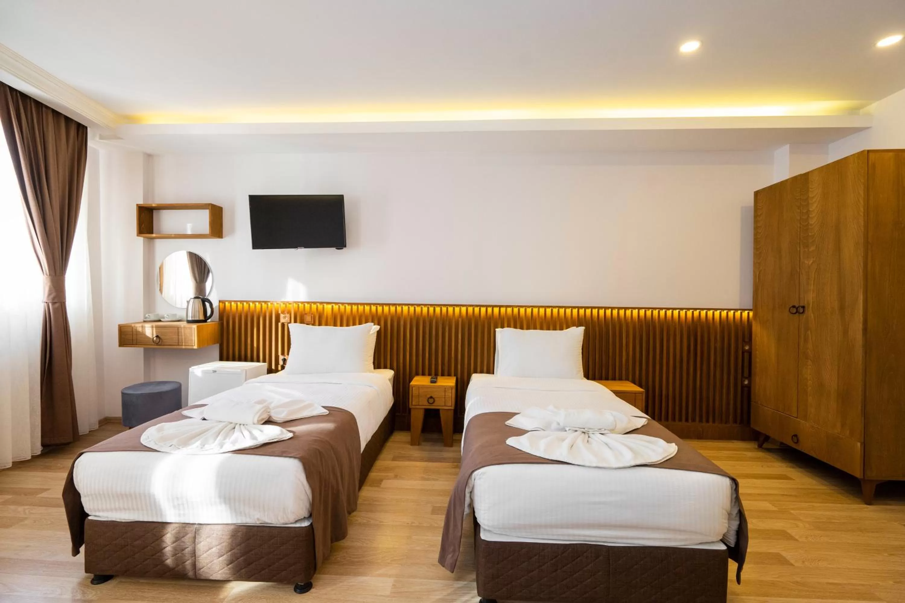 Bed in Castillo Rojo Hotel Istanbul