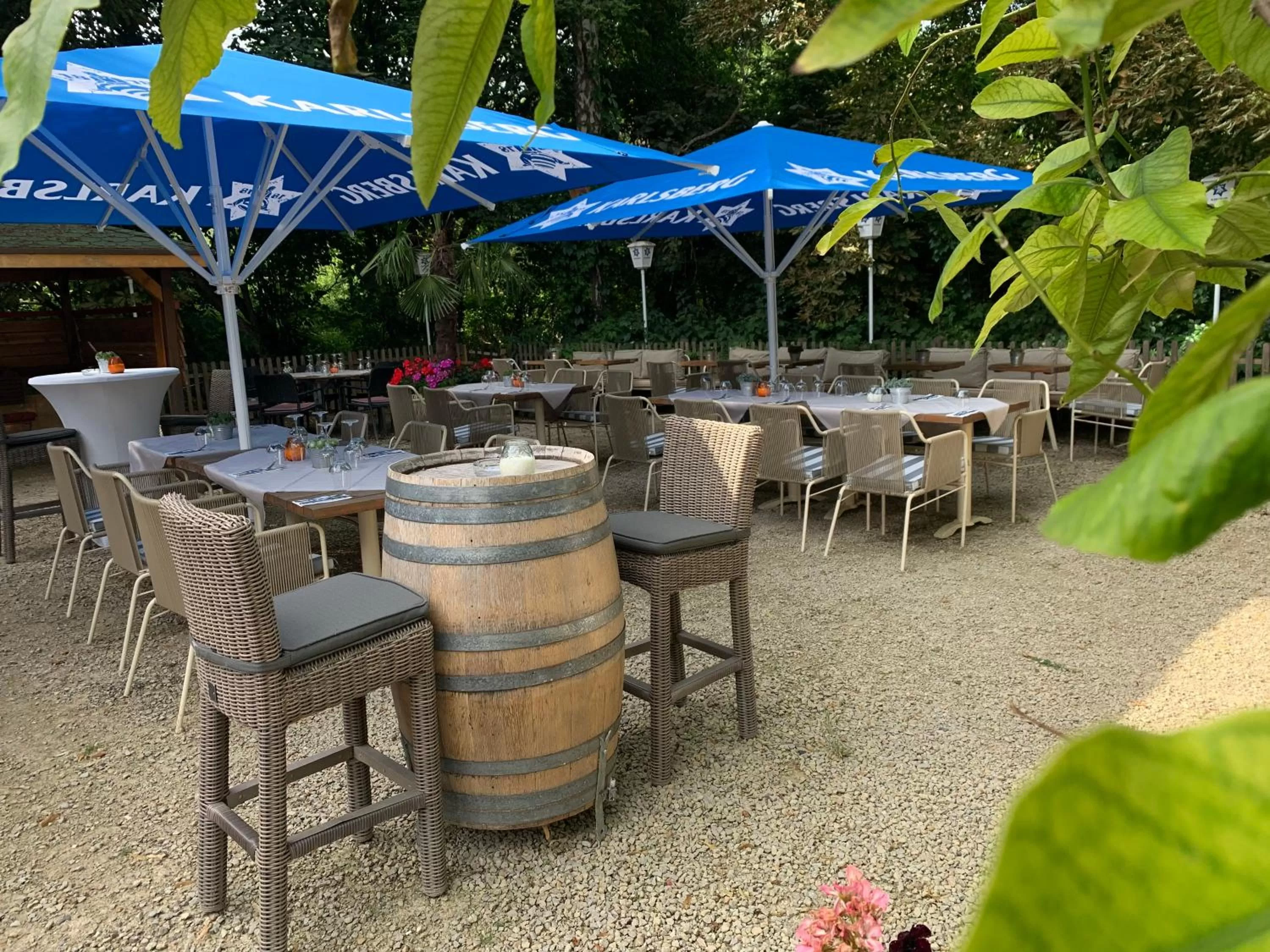 Patio in Hotel Restaurant El Greco bei der Taffingsmühle