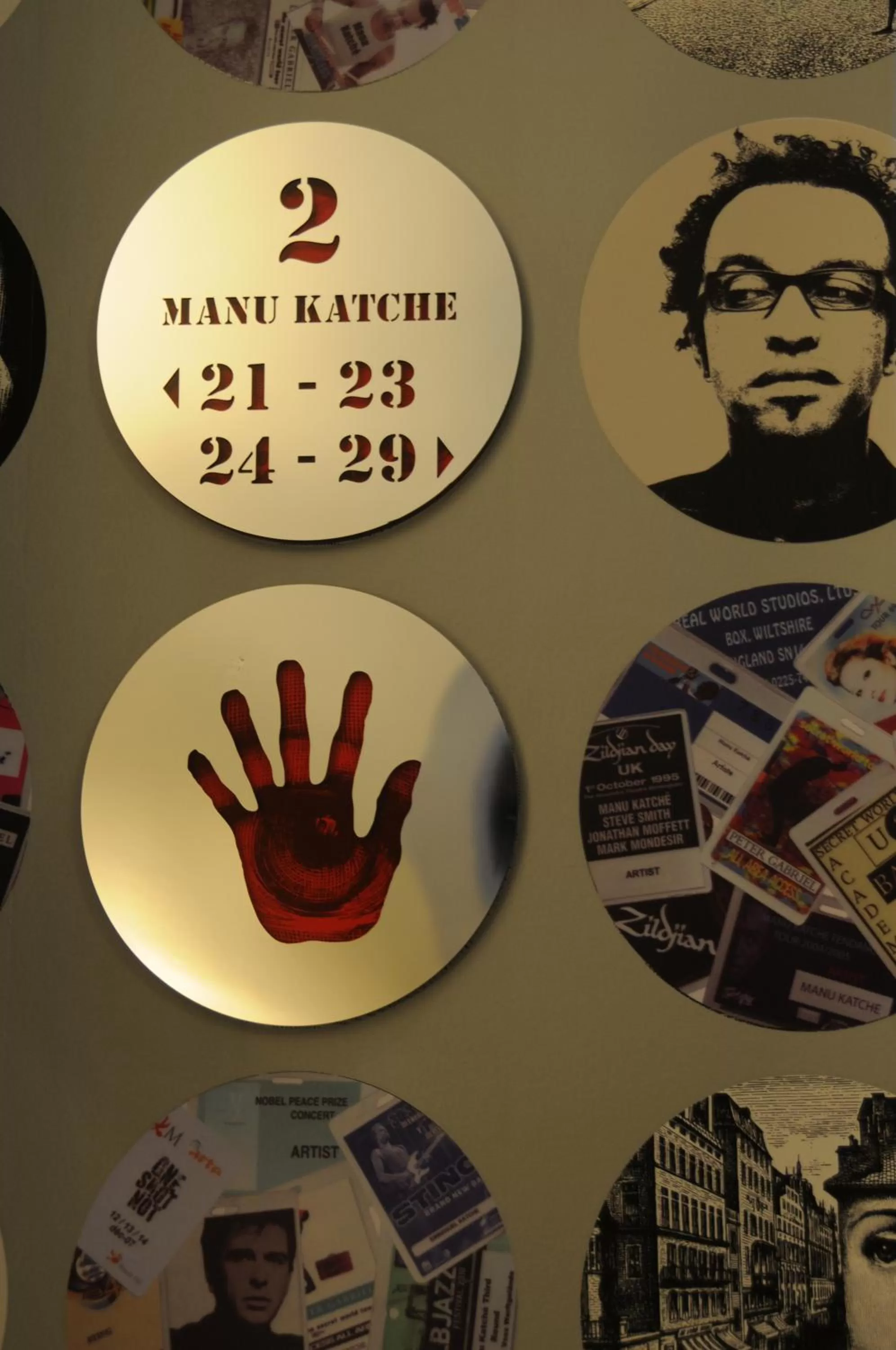 Decorative detail in Hôtel du Triangle d'Or