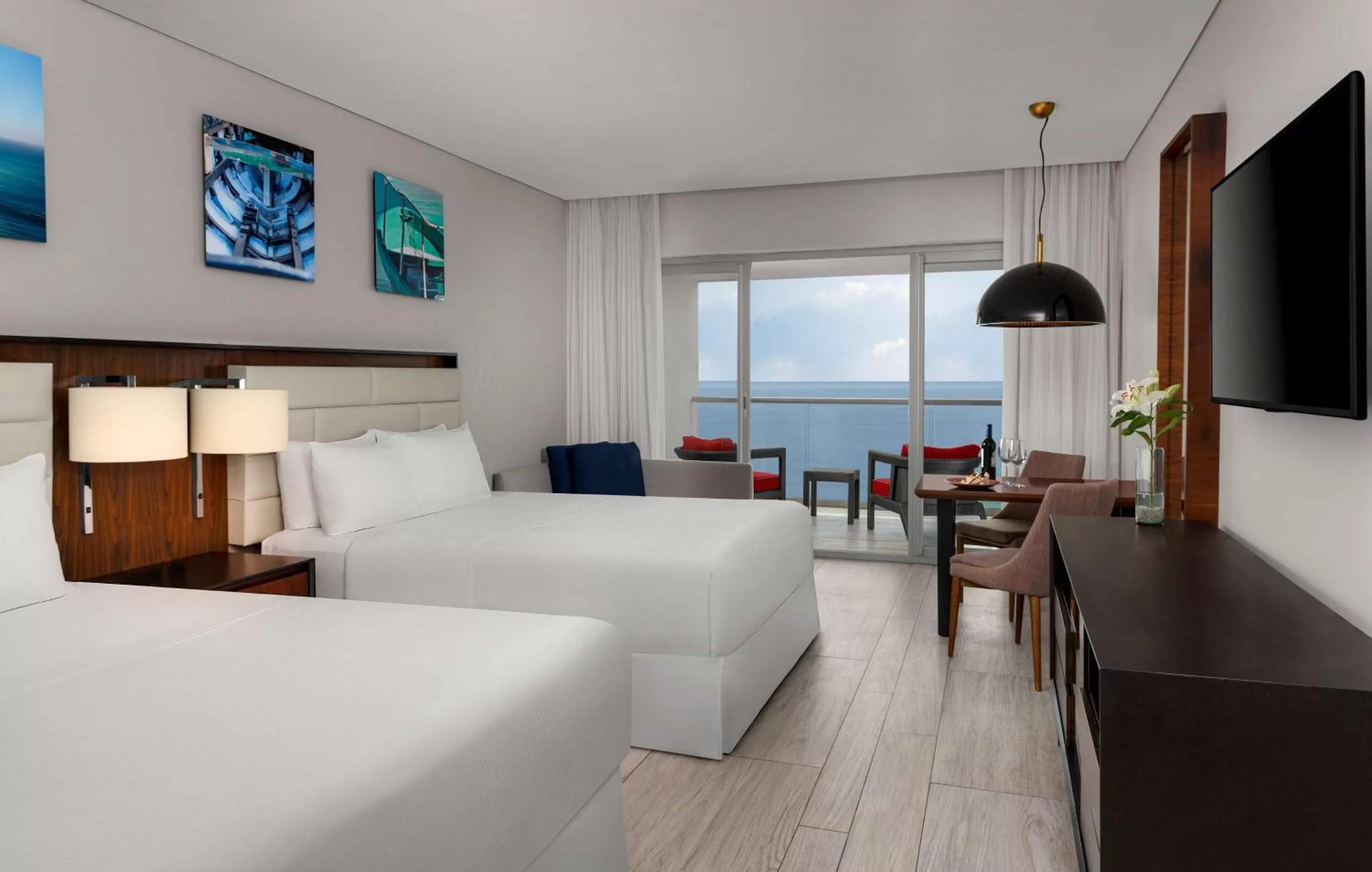 Bed in Hilton Vallarta Riviera All-Inclusive Resort,Puerto Vallarta